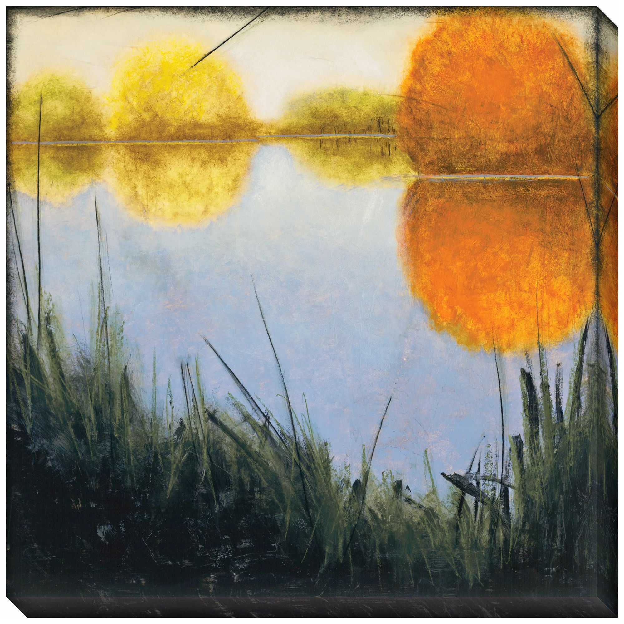 Autumn Marsh II Indoor/Outdoor 40" Square Wall Art