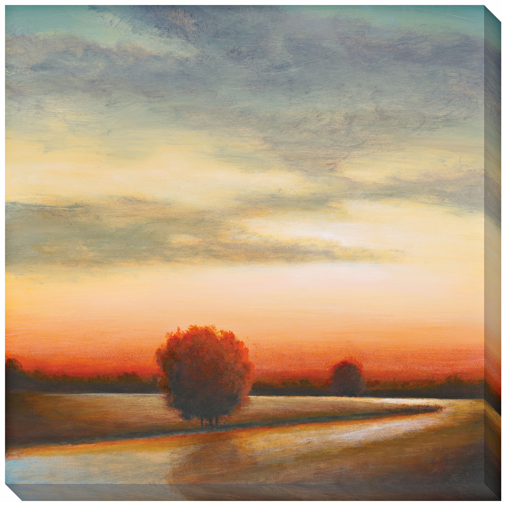 Afternoon Meadow I Indoor/Outdoor 40" Square Wall Art