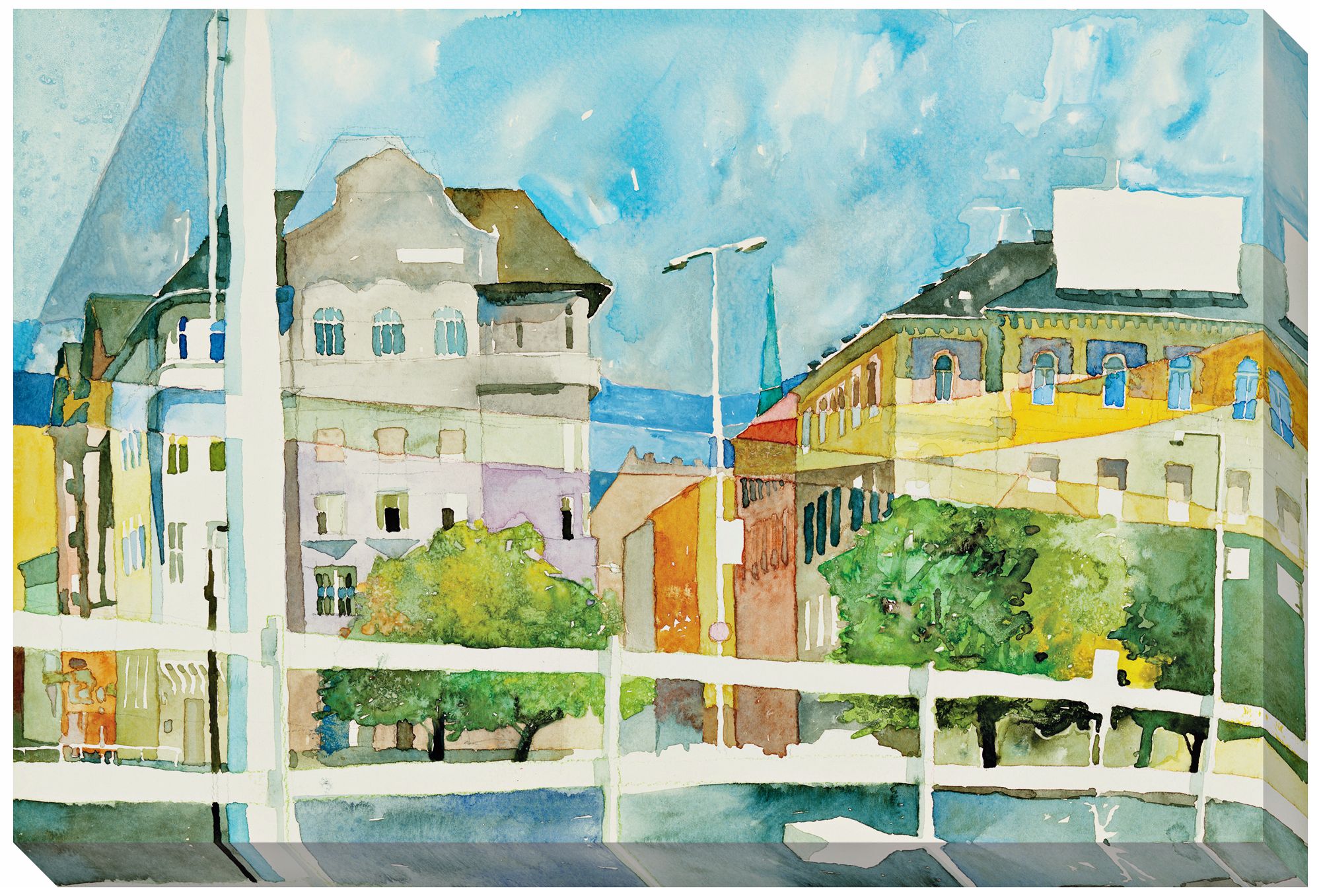 Boulevard Giclee Print Indoor/Outdoor 48" Wide Wall Art