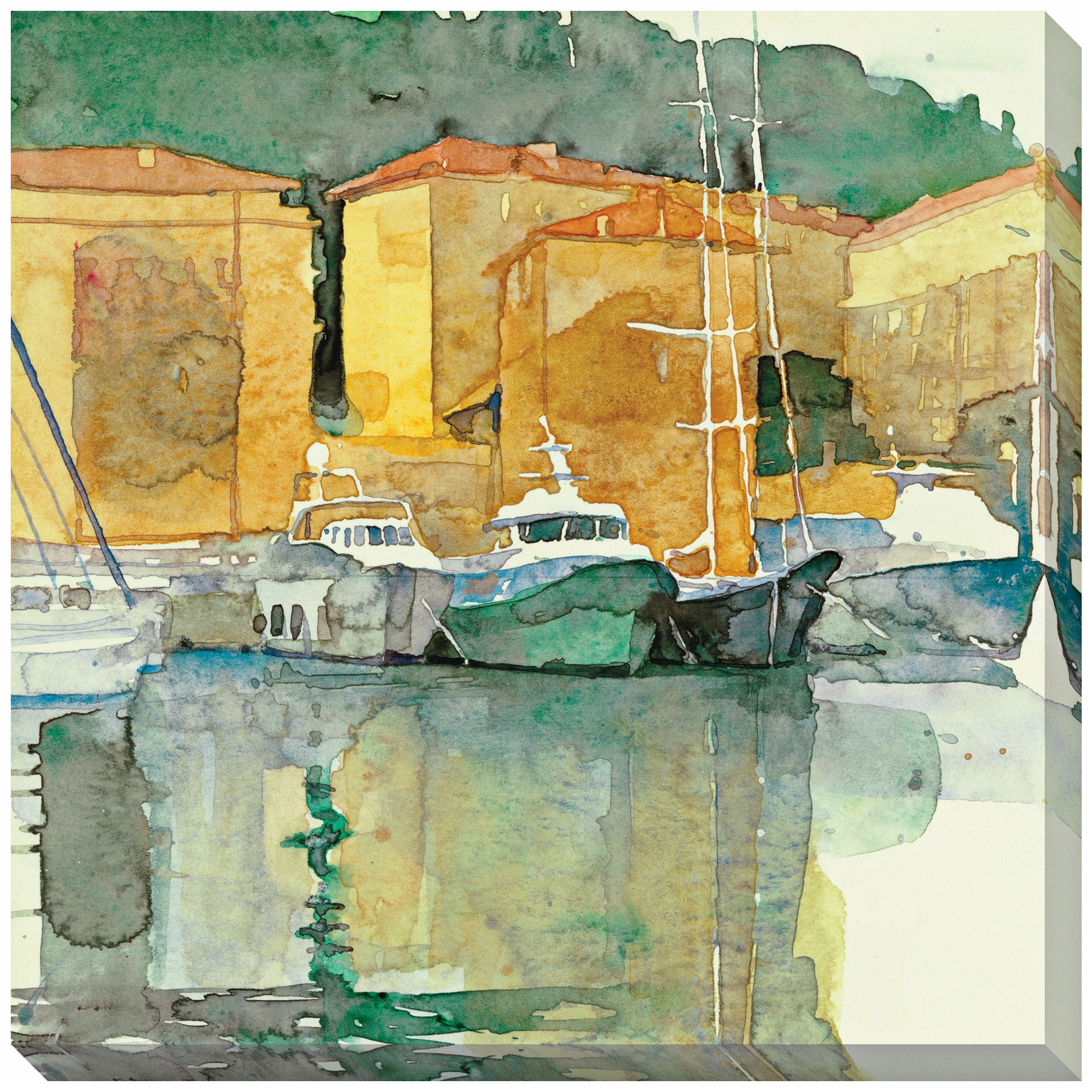 Still Harbor Giclee Print Indoor/Outdoor 40" Wide Wall  Art
