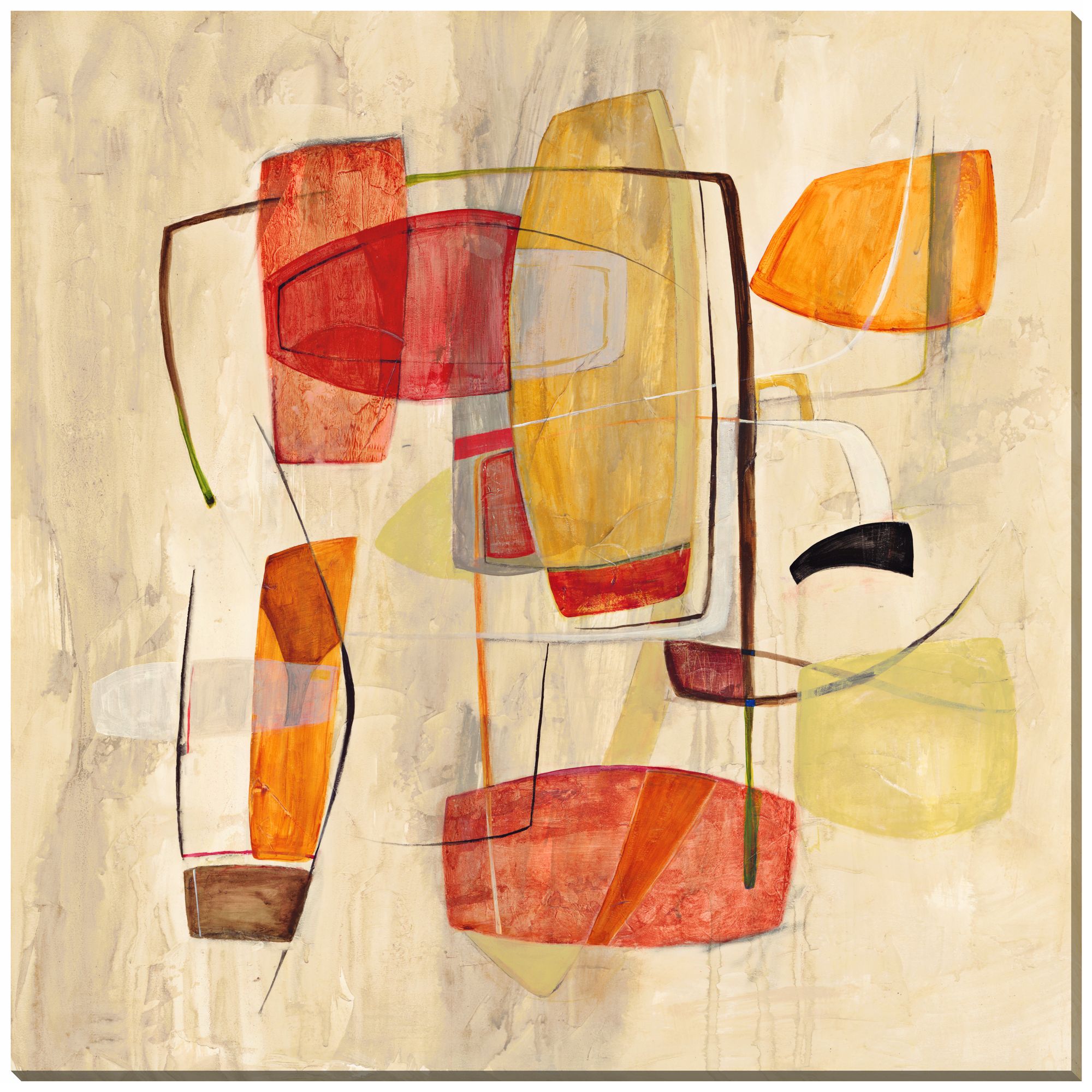 Modern Space I Giclee Indoor/Outdoor 40" Square Wall Art