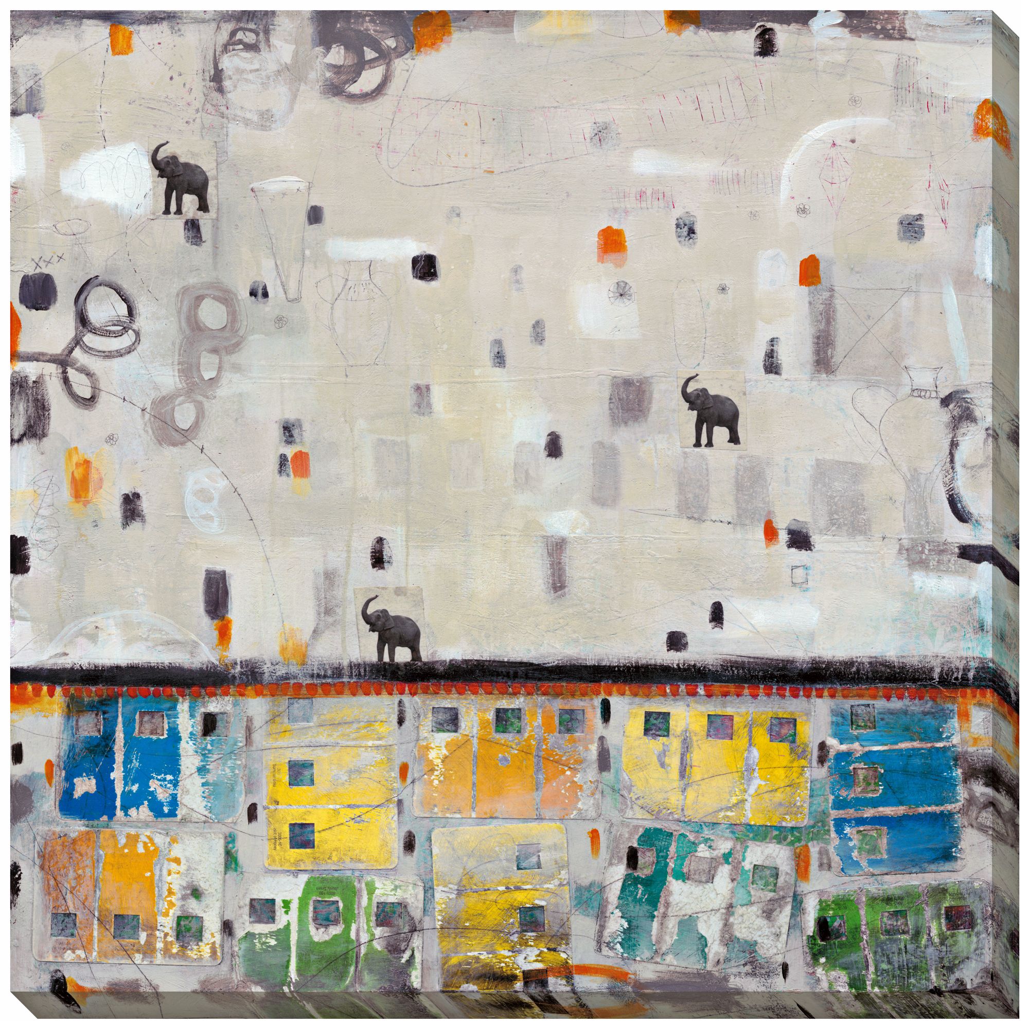 Titan Value Giclee Print Indoor/Outdoor 40" Square Wall Art