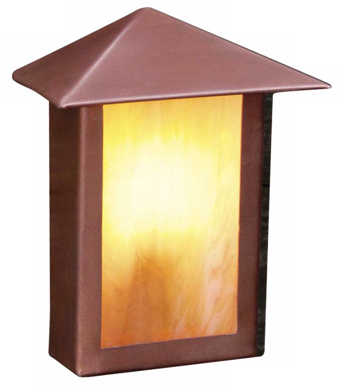 Mission Lantern 4 5/8" High Copper Deck and Patio Light