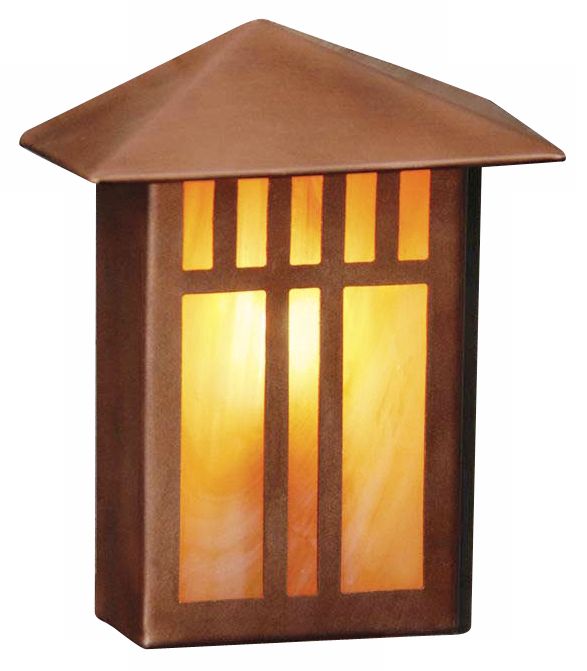 Mission Lantern II 4 5/8" High Copper Deck and Patio Light