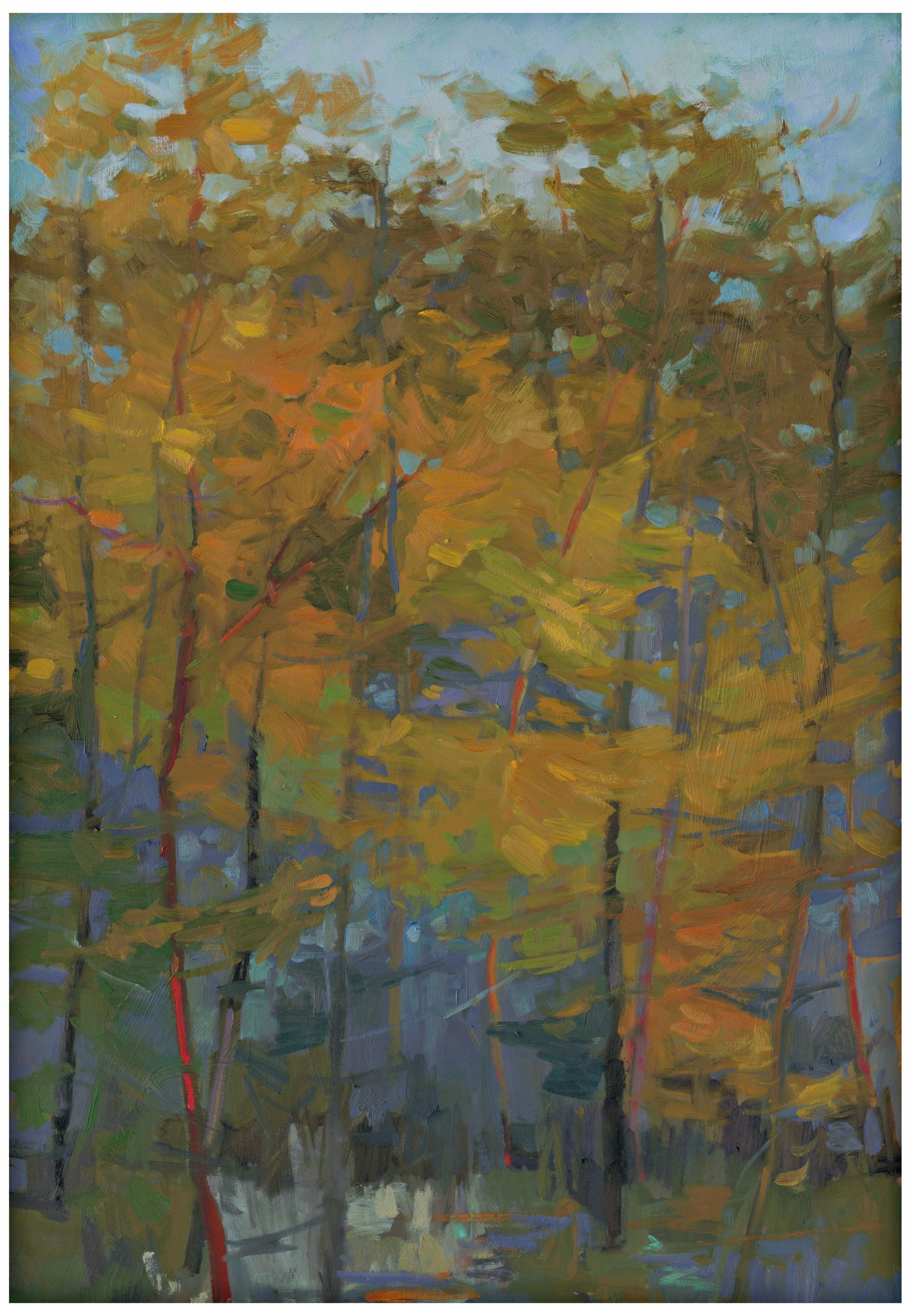 Gentle Wind I Giclee Print Indoor/Outdoor 48" High Wall Art