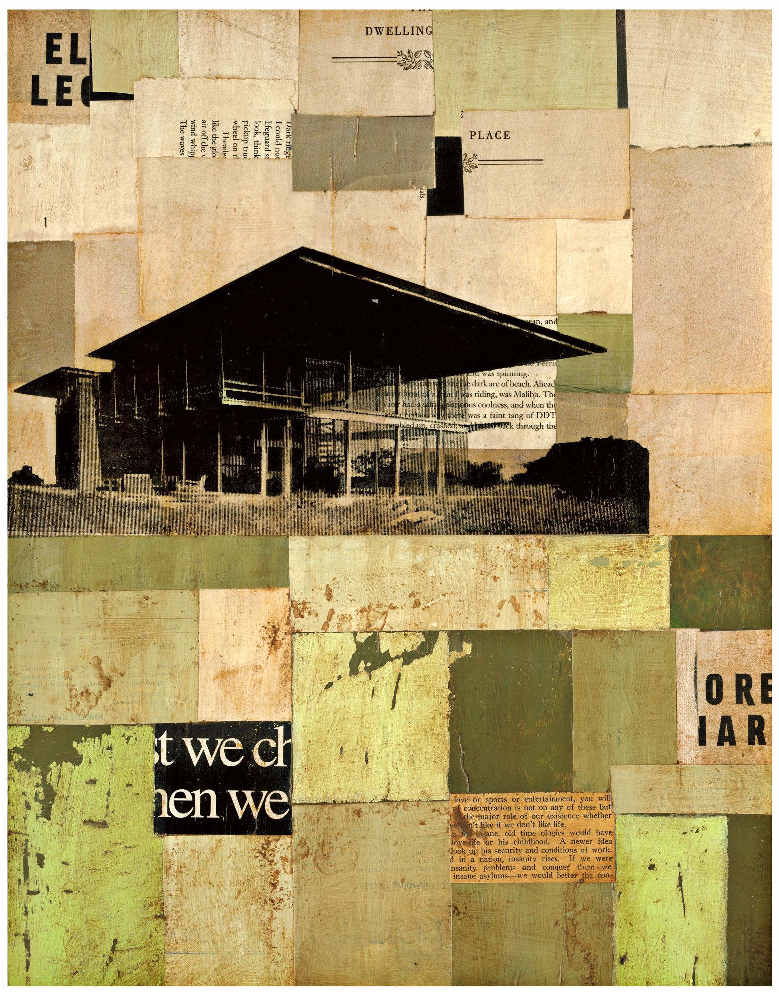 Sustainable Living I Giclee Indoor/Outdoor 48" High Wall Art