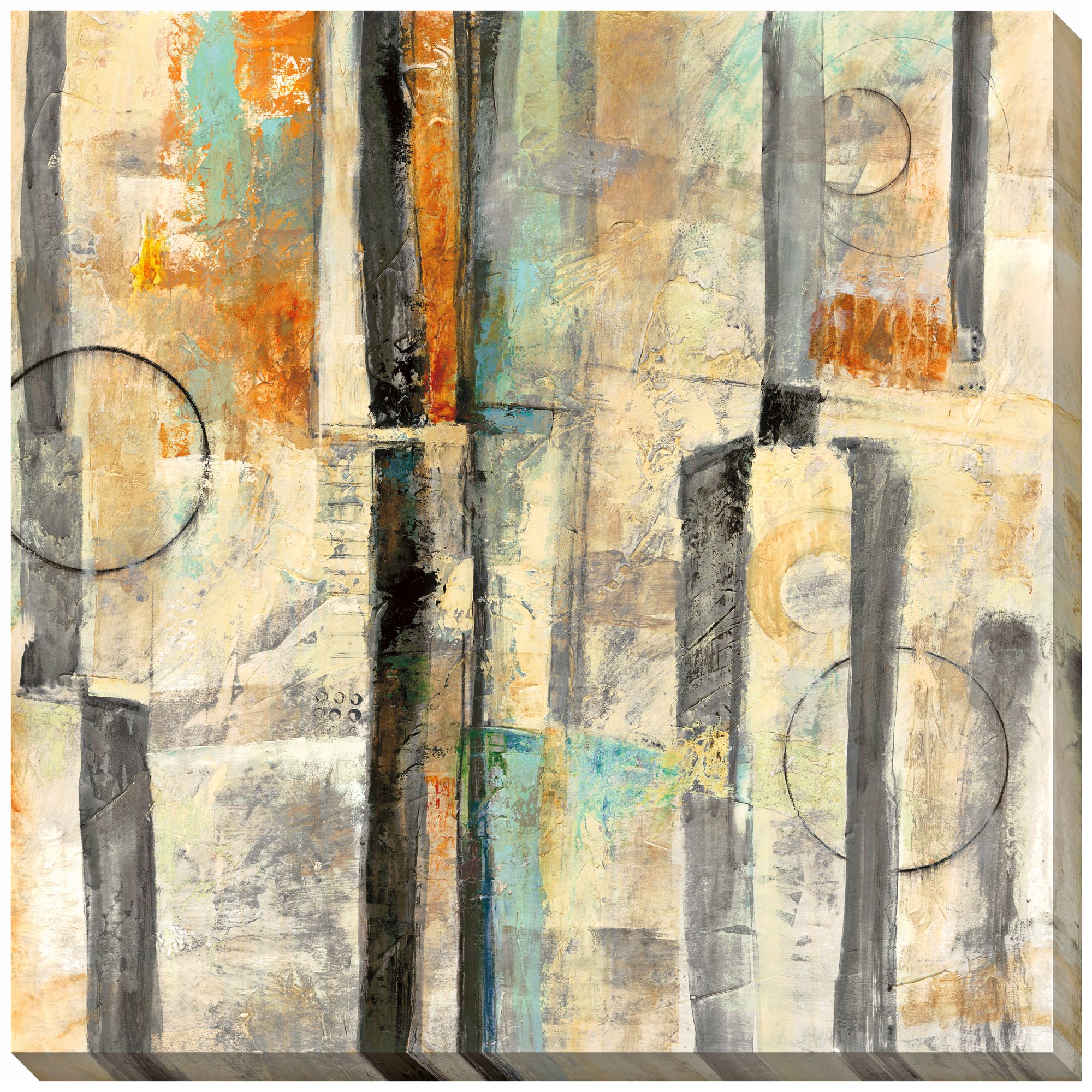 Divided I Giclee Print Indoor/Outdoor 40" Square Wall Art
