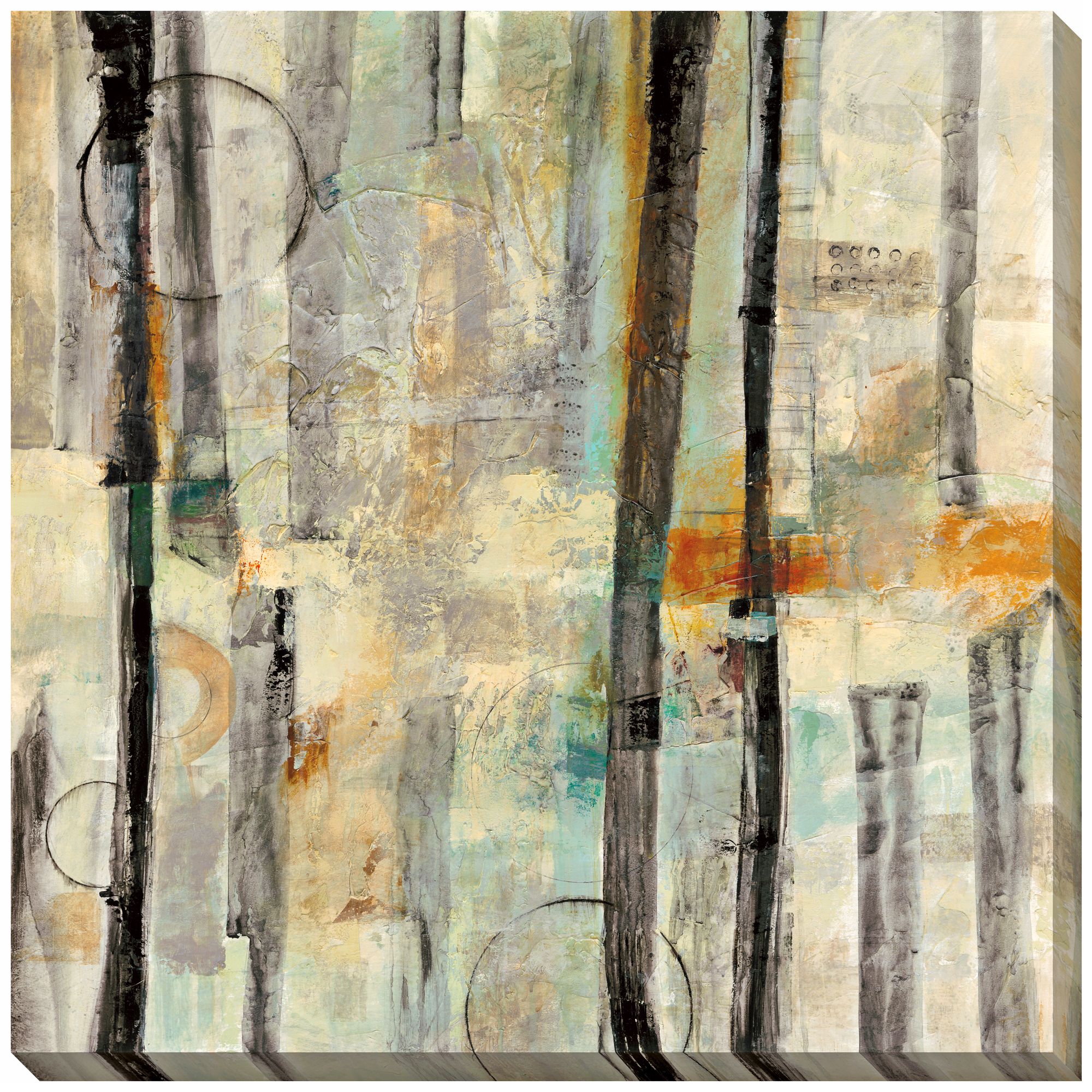 Divided II Giclee Print Indoor/Outdoor 40" Square Wall Art