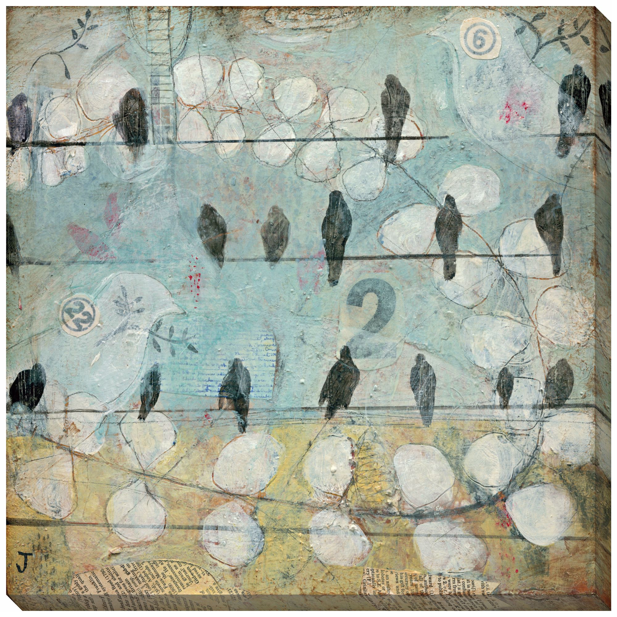 Counting Crows Giclee Indoor/Outdoor 40" Square Wall Art