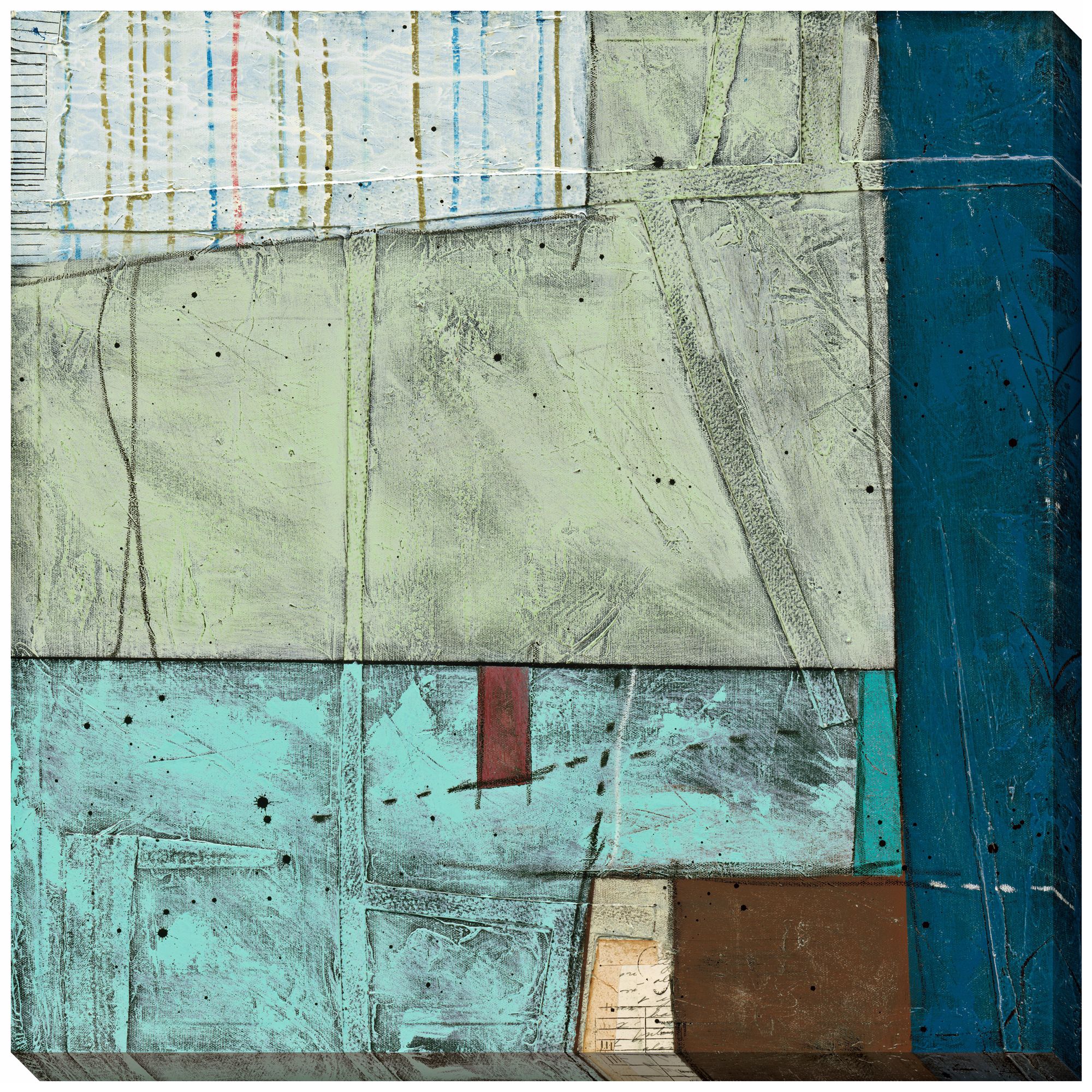 Coalesce II Giclee Print Indoor/Outdoor 40" Square Wall Art