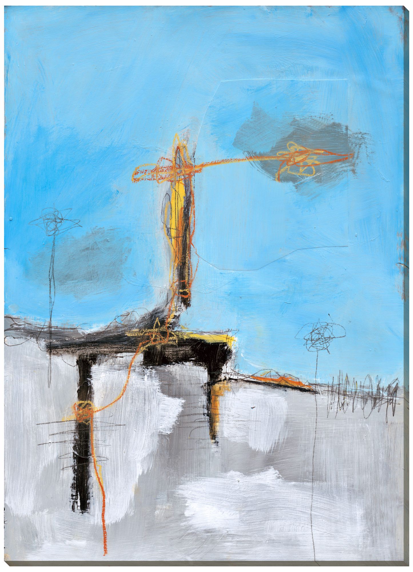 Blue Sky I Giclee Print Indoor/Outdoor 48" High Wall Art