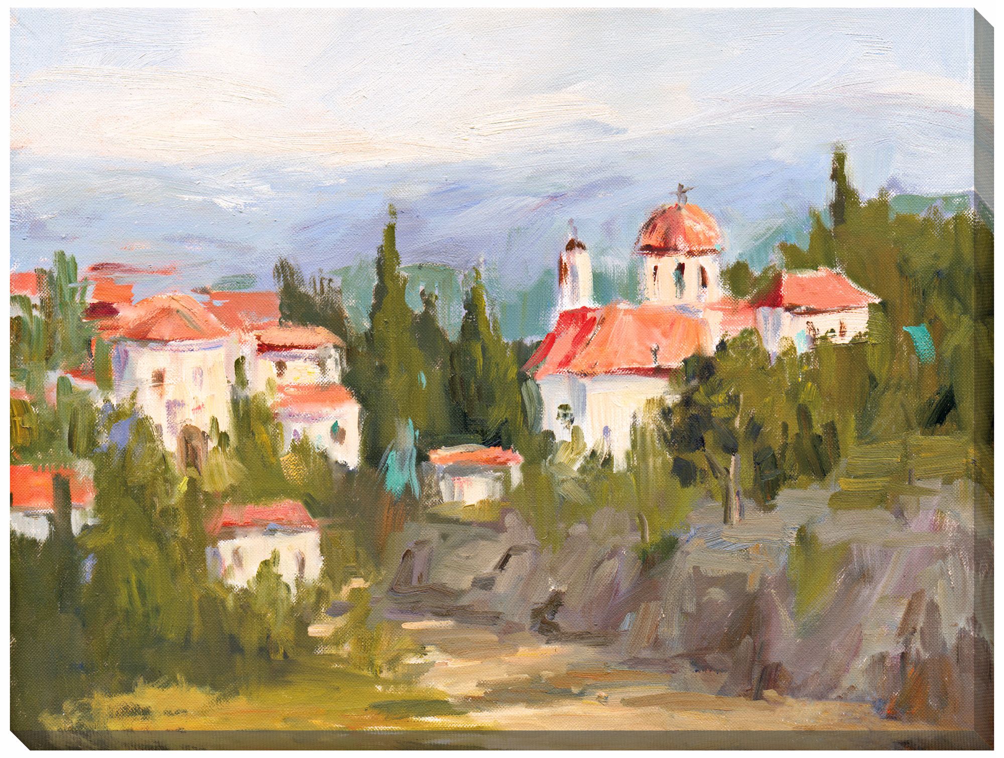 Hillside II Giclee Print Indoor/Outdoor 48" Wide Wall