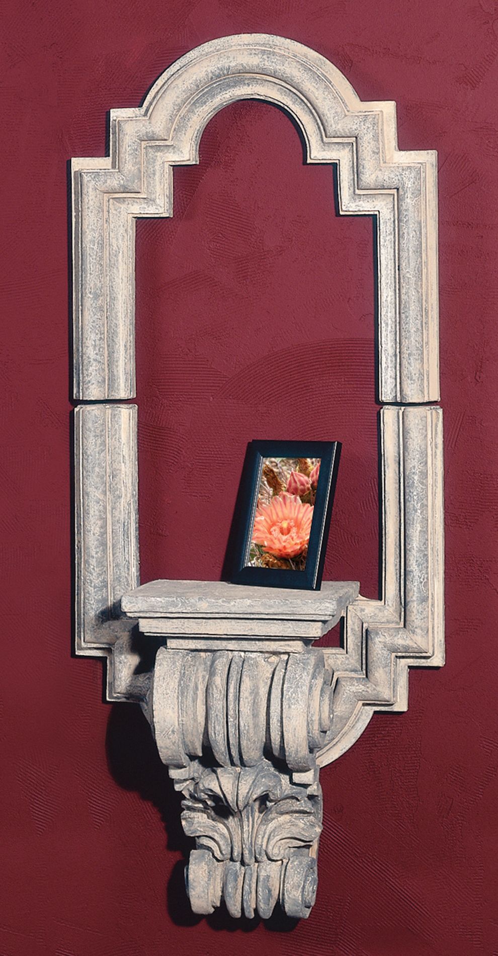 Renaissance Stone Finish 51" High Shelf