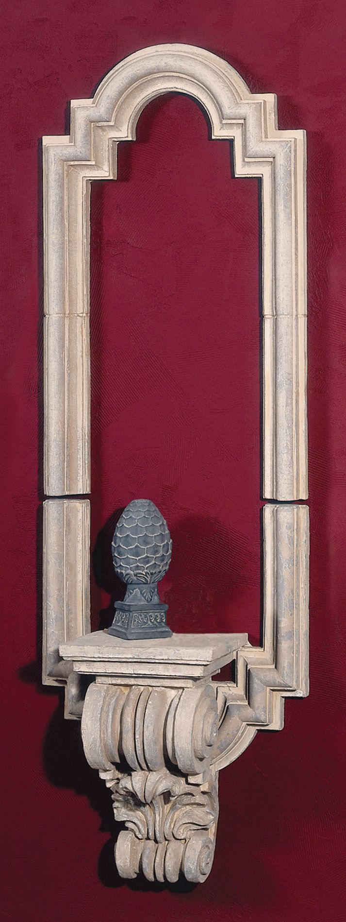 Renaissance Stone Finish 66" High Shelf