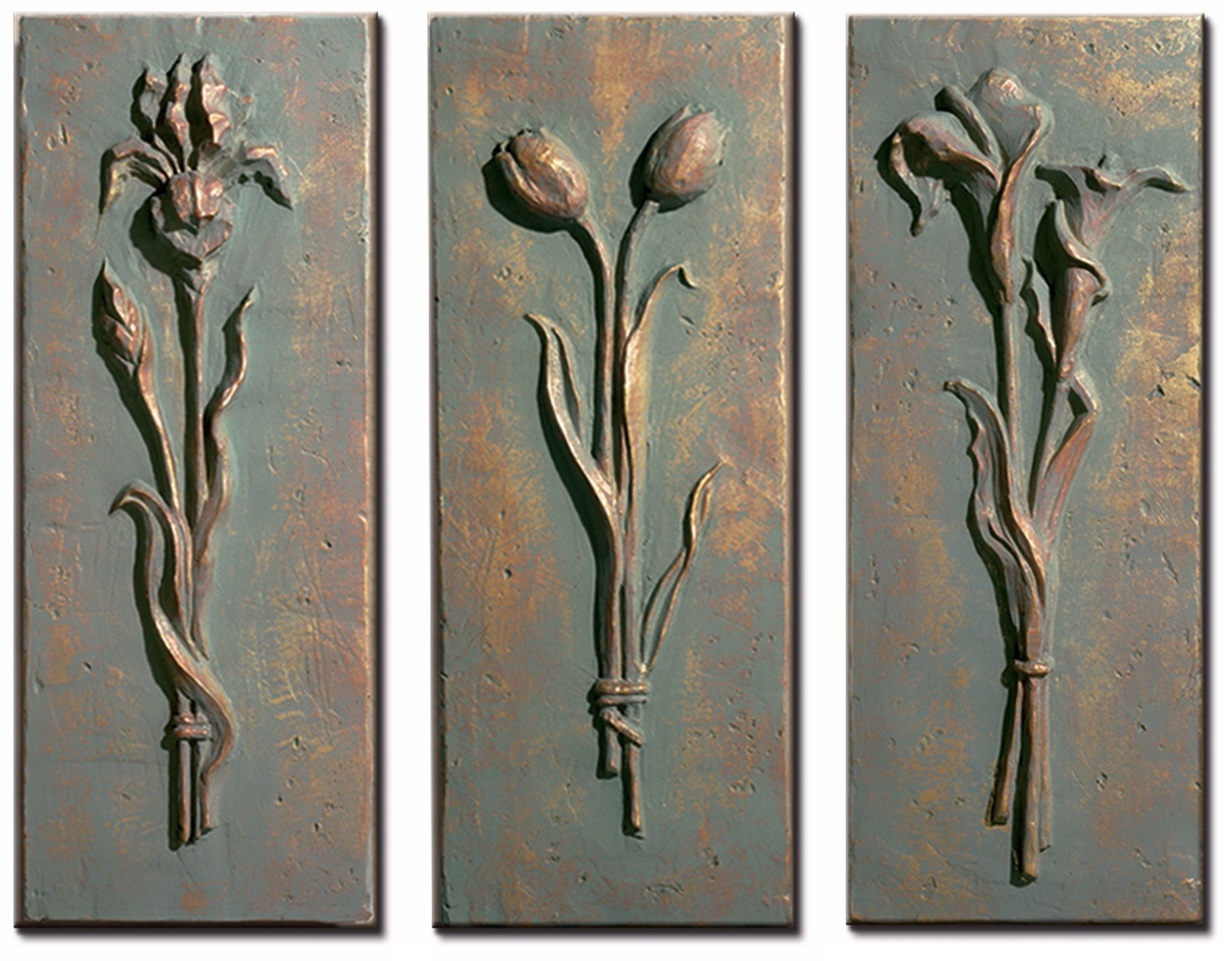 Florals Set of 3 Wall Art Pieces