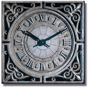 New Orleans French Quarter 22" Wide Square Wall Clock