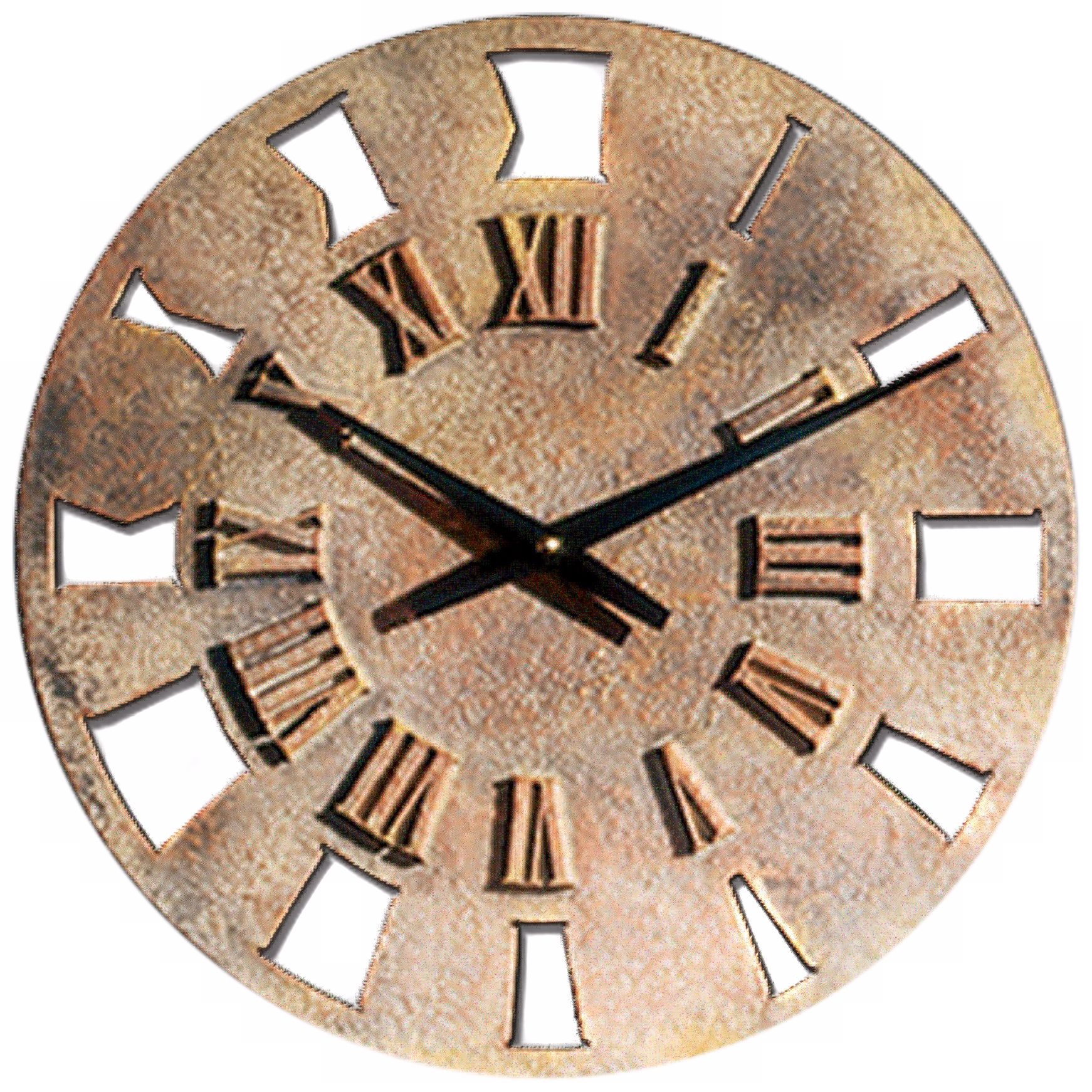 Roman Numerals 14" Wide Battery Powered Wall Clock