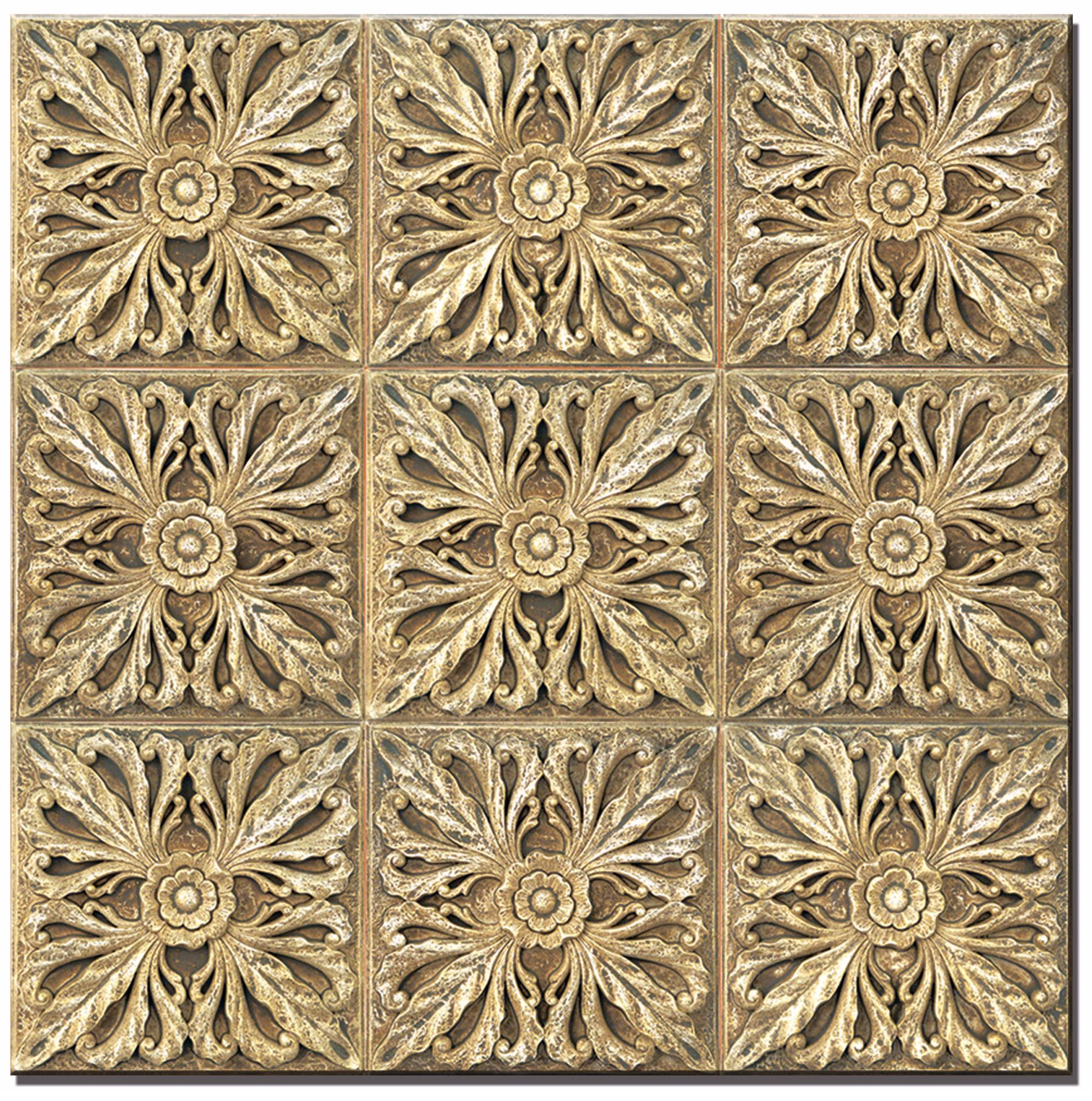 Lefleur Plaque 18" Square Wall Art