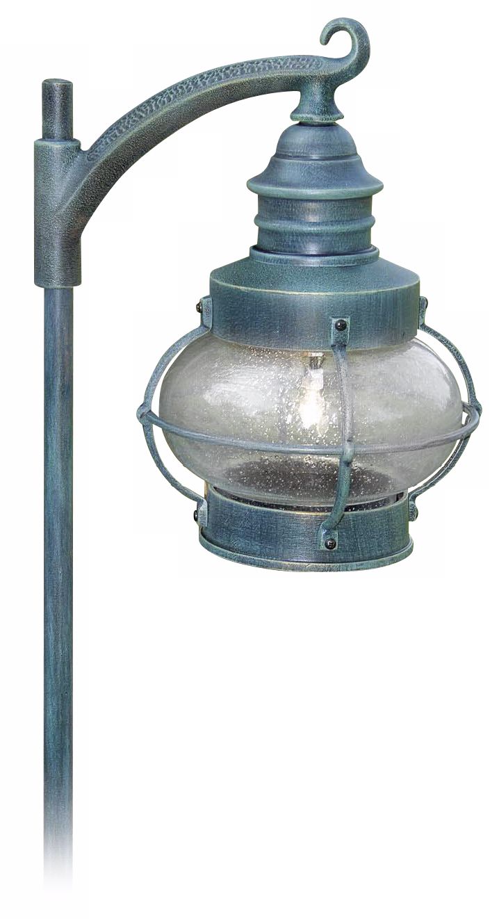 Nautical Lantern Verde Green 28" High Path Light