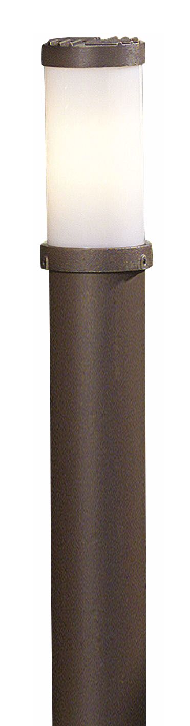 Rustic Bronze Round Post 32 1/2" High Path Light