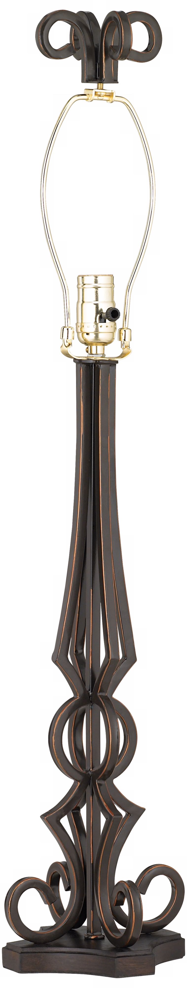 Deep Bronze 4-Leg Base Only Table Lamp