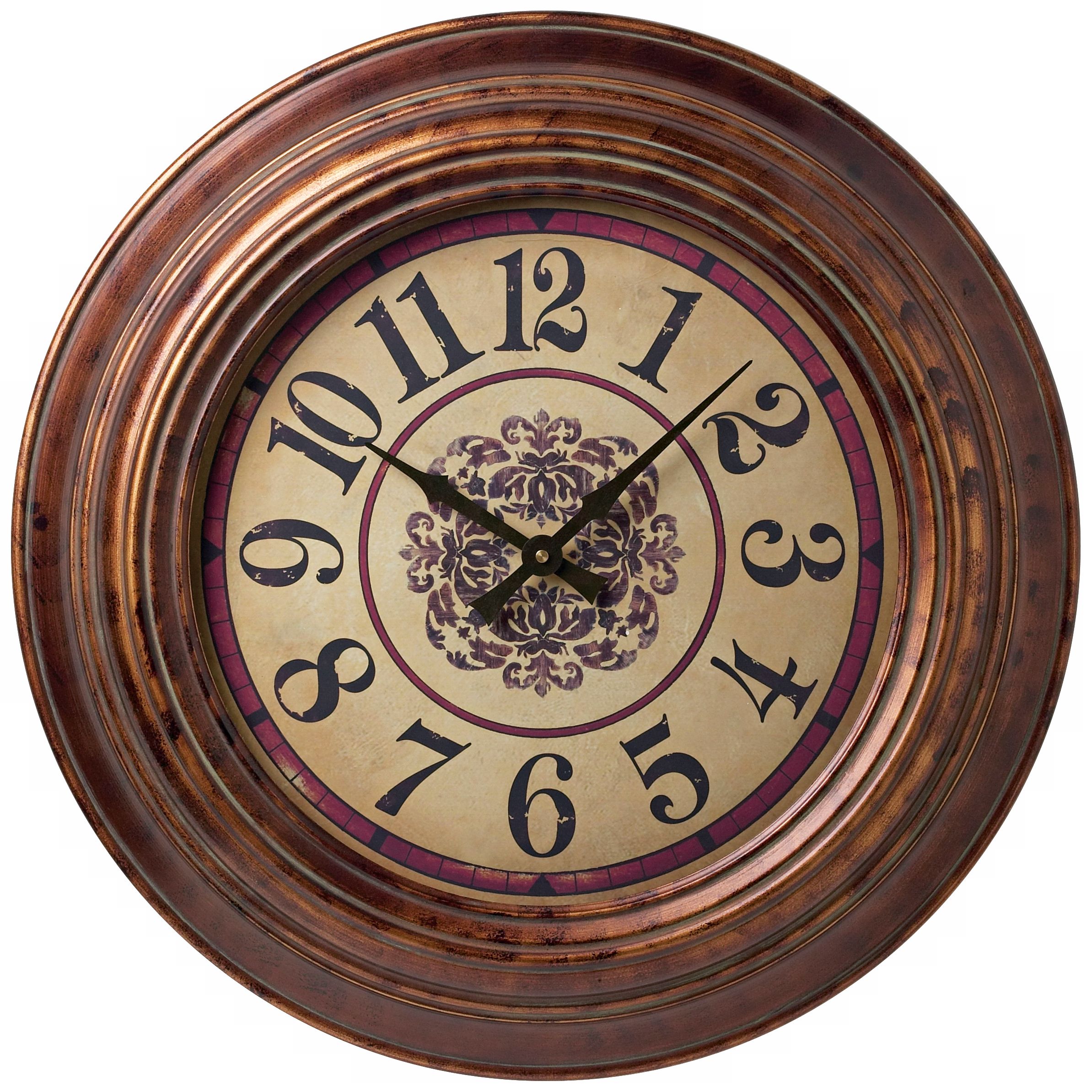 Essex Station 23 3/4" Wide Round Wall Clock