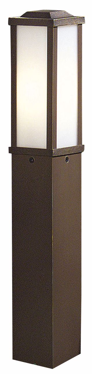 Rustic Bronze Square Post 35 1/4" High Path Light
