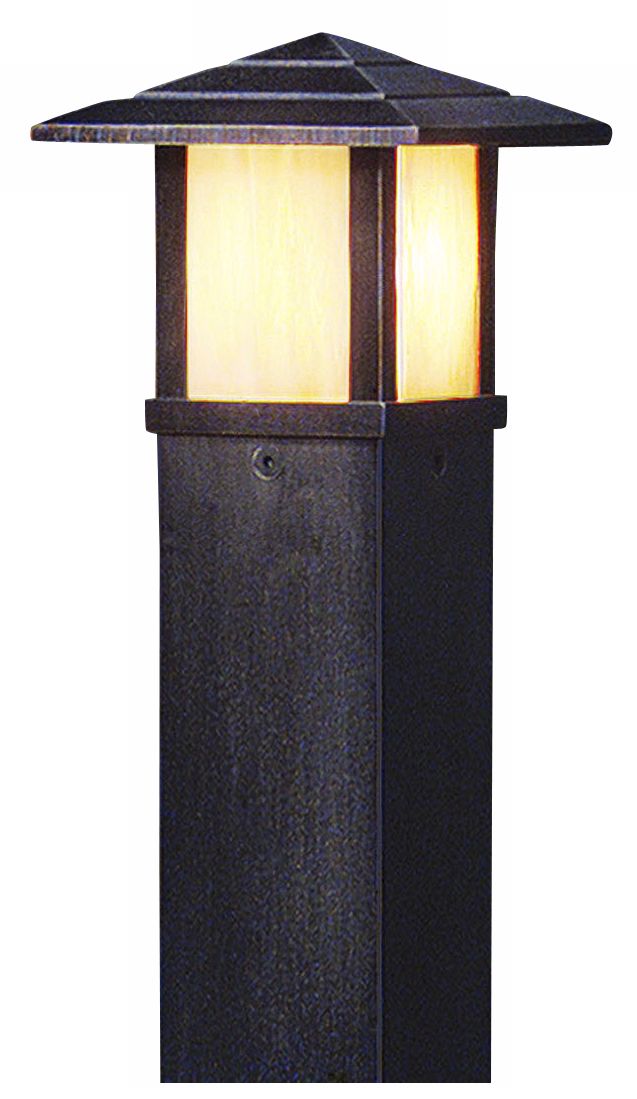 Weathered Bronze Column 30 1/2" High Path Light