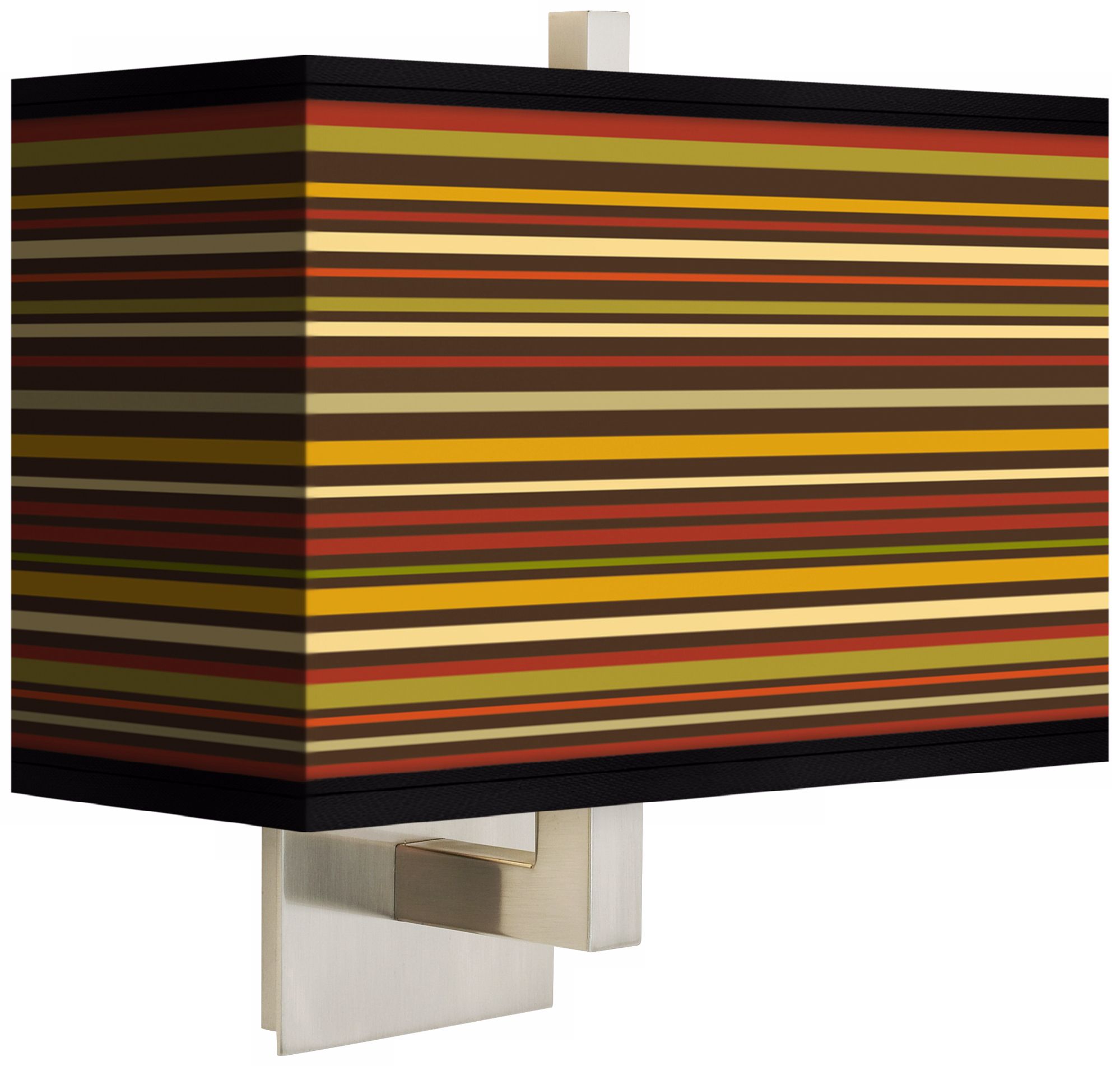 Stacy Garcia Spice Stripe Rectangular Shade Wall Sconce