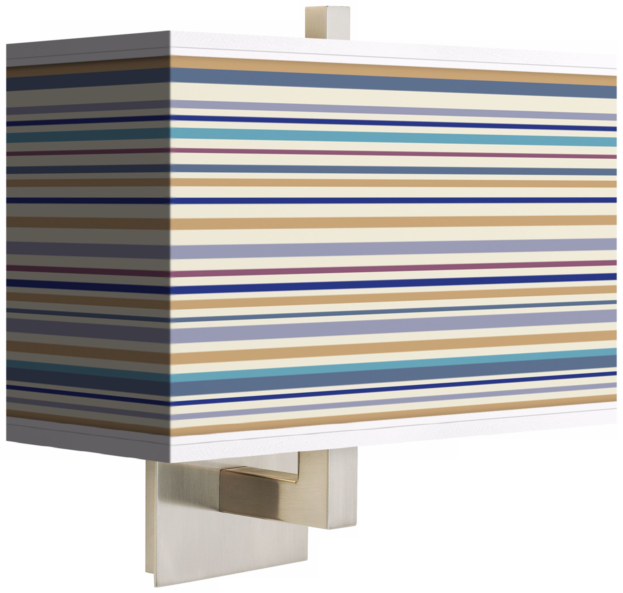 Stacy Garcia Landscape Stripe Rectangular Shade Wall Sconce