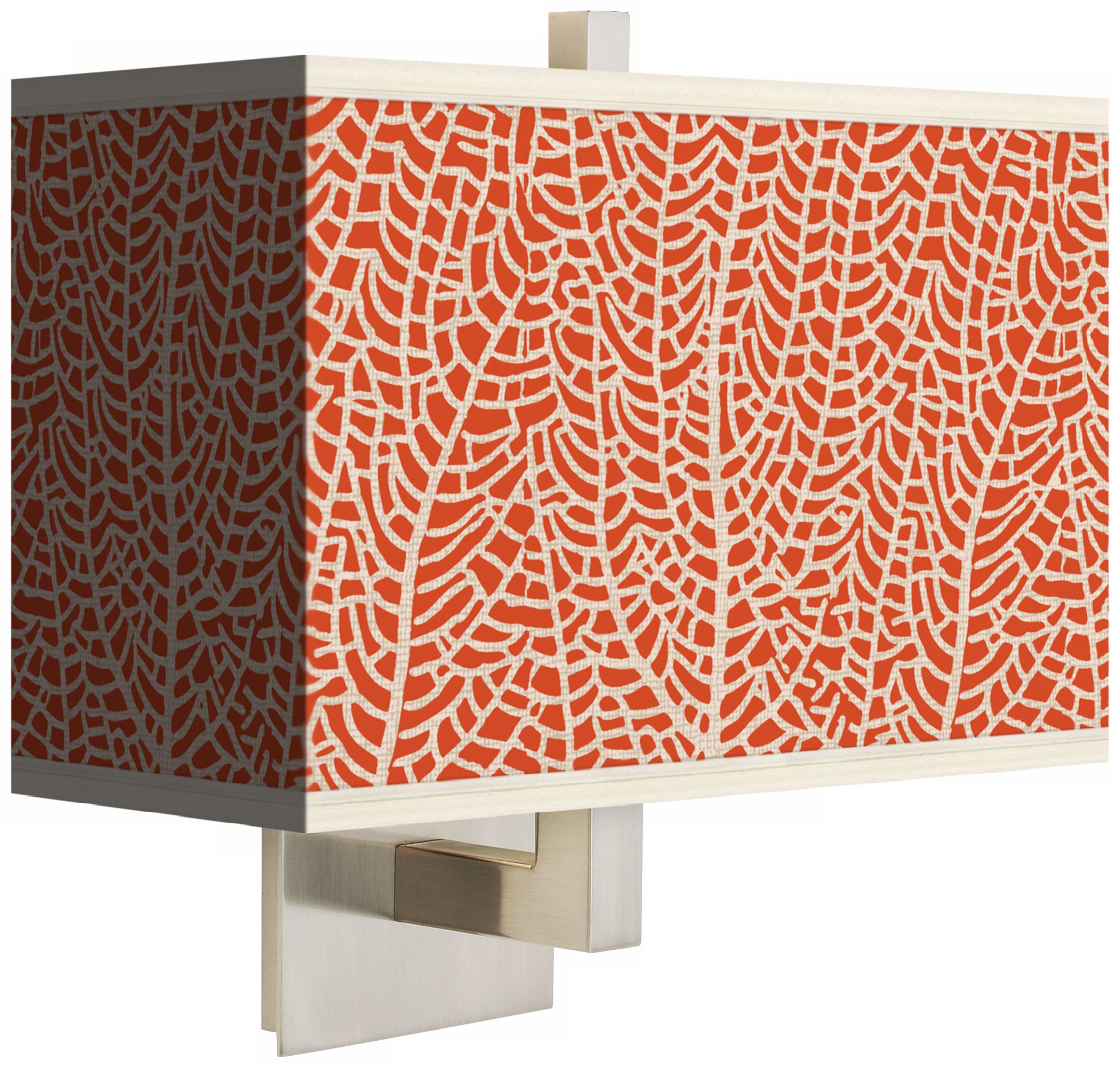 Stacy Garcia Seafan Coral Rectangular Giclee Shade Wall Sconce