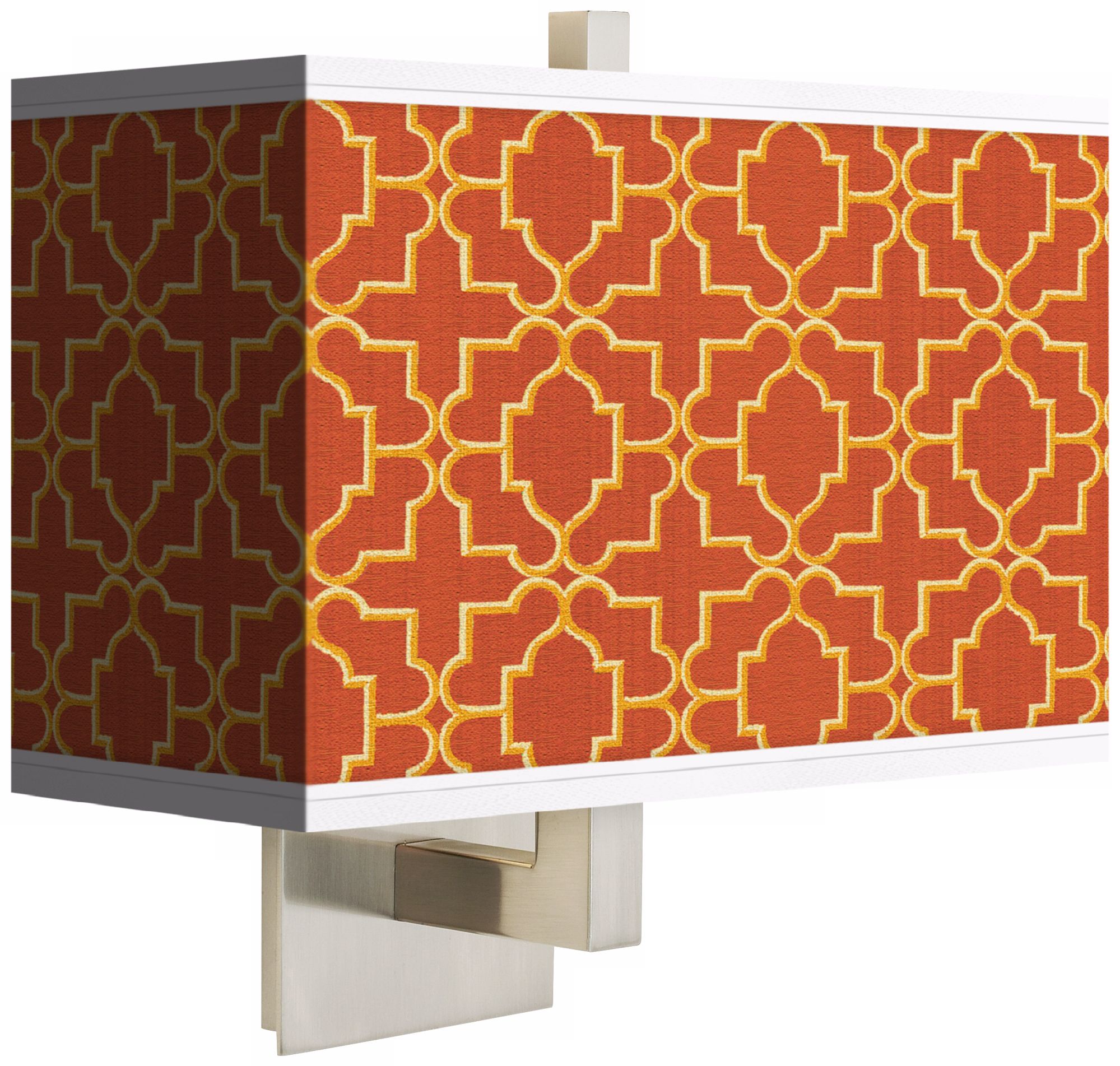 Stacy Garcia Santorini Lattice Suns Rectangular Shade Wall Sconce