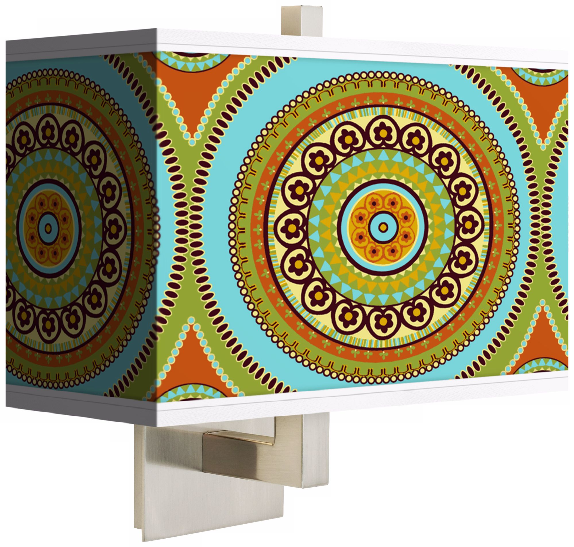 Stacy Garcia Armo Mosaic Daybreak Rectangular Shade Wall Sconce