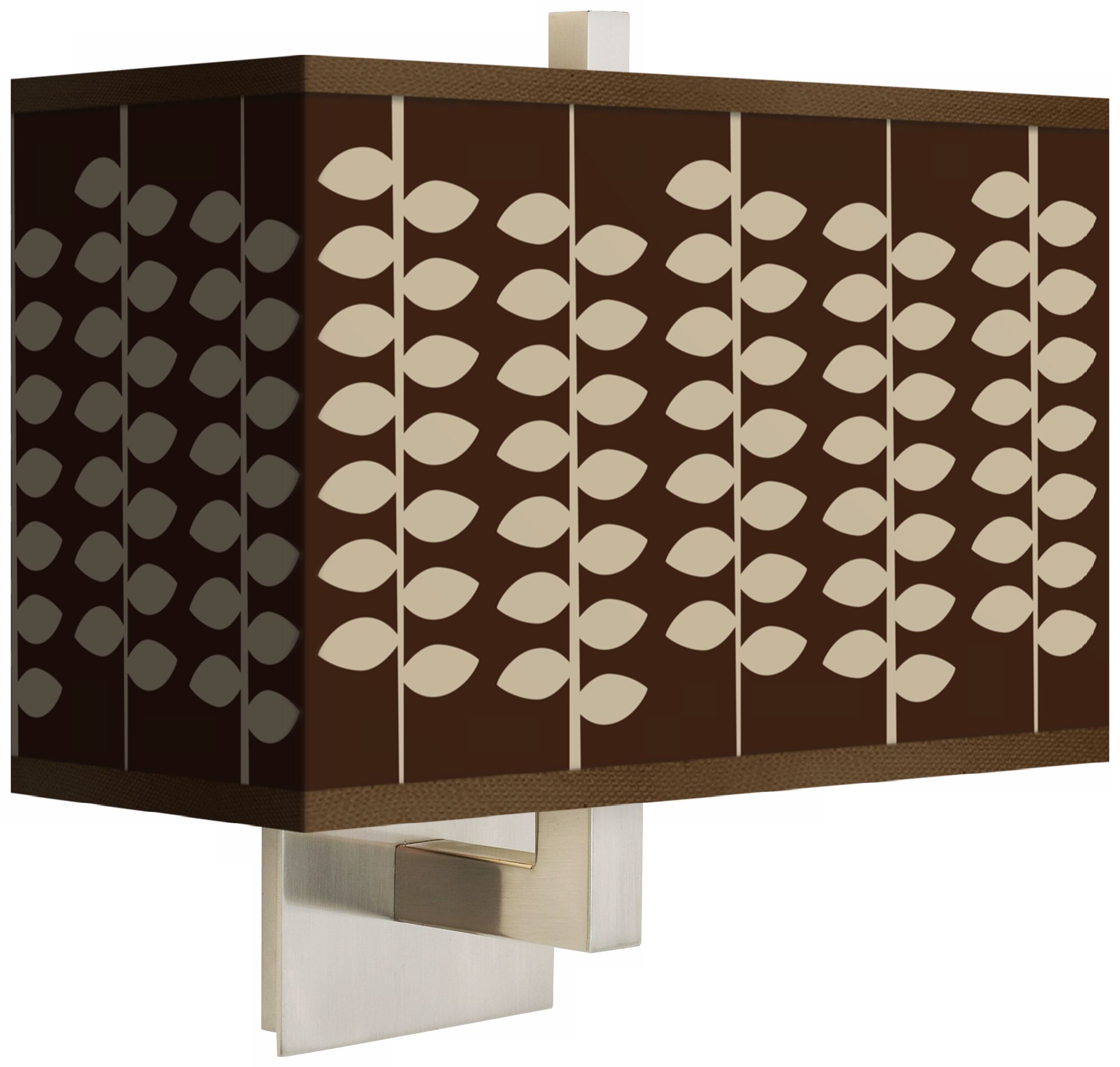 Hi Fi Rectangular Giclee Shade Wall Sconce
