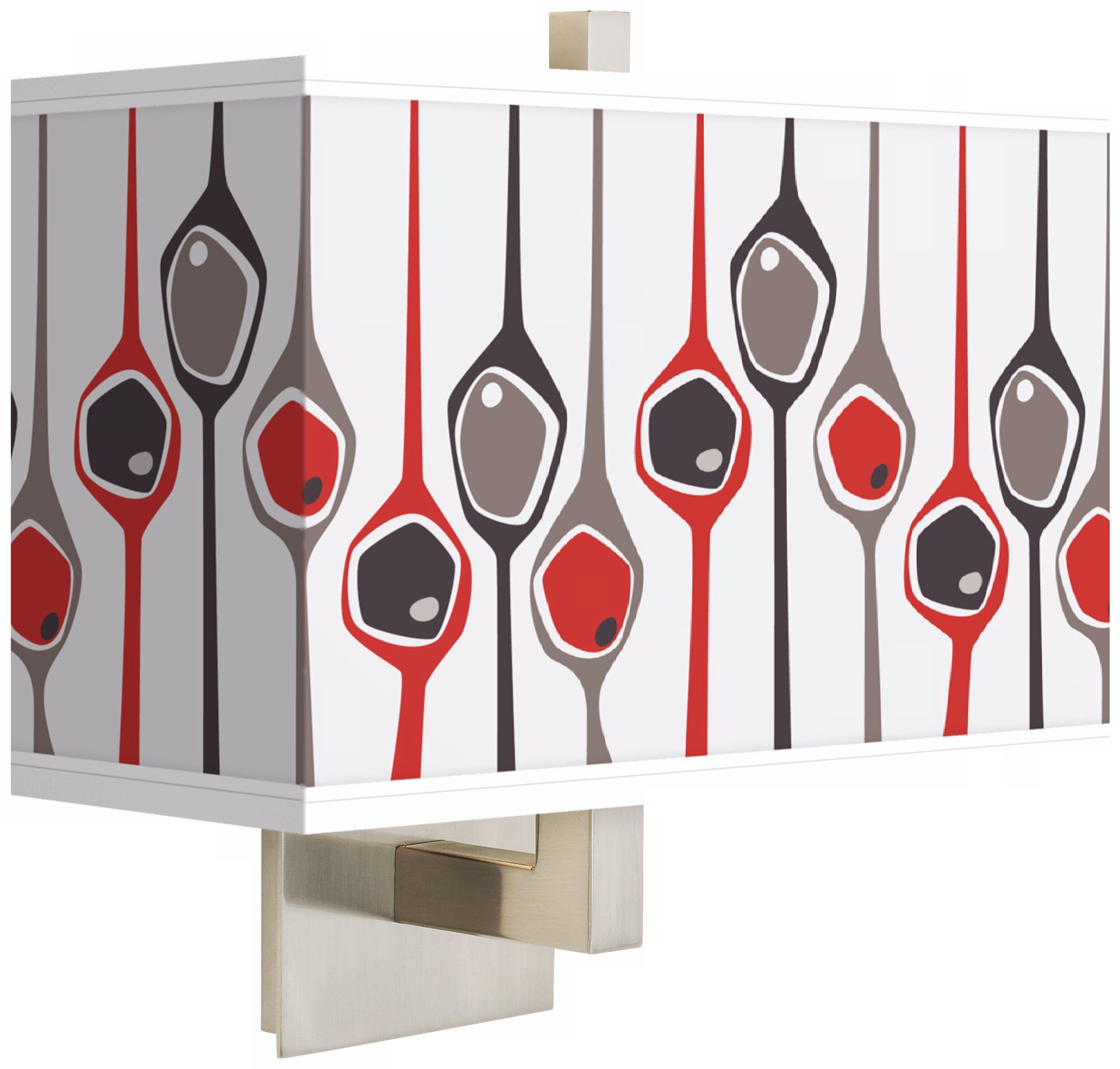 Shutter 14" Wide Rectangular Brushed Steel Wall Sconce