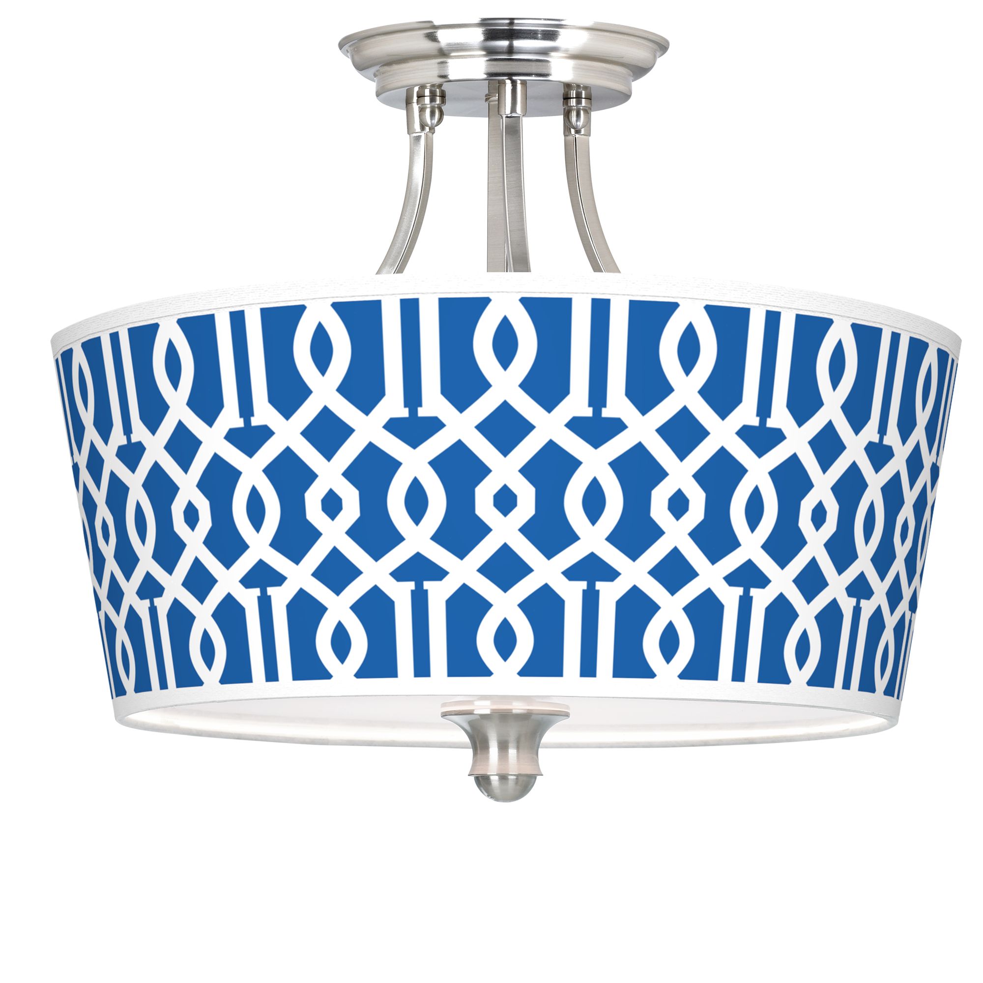 Chain Reaction Tapered Drum Giclee Ceiling Light