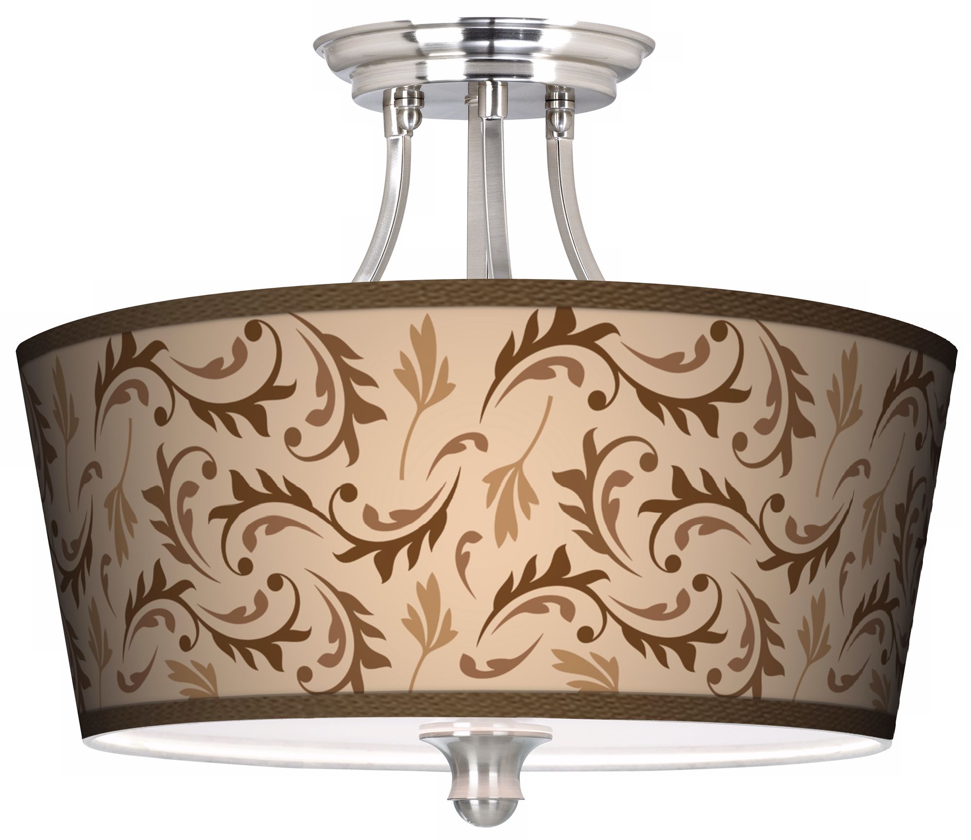 Fall Breeze Tapered Drum Giclee Ceiling Light