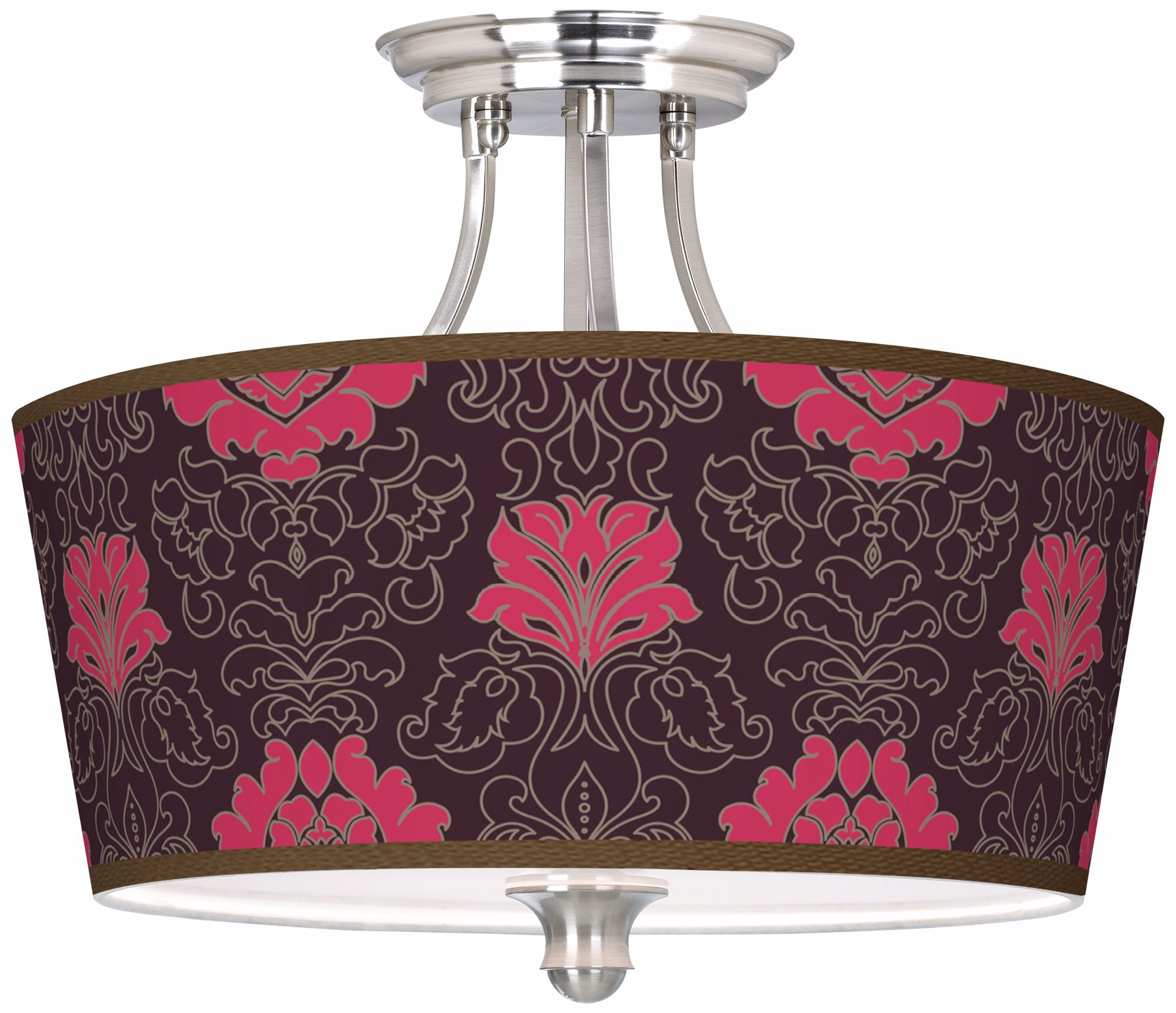 Stacy Garcia Florentia Wild Berry Tapered Drum Ceiling Light