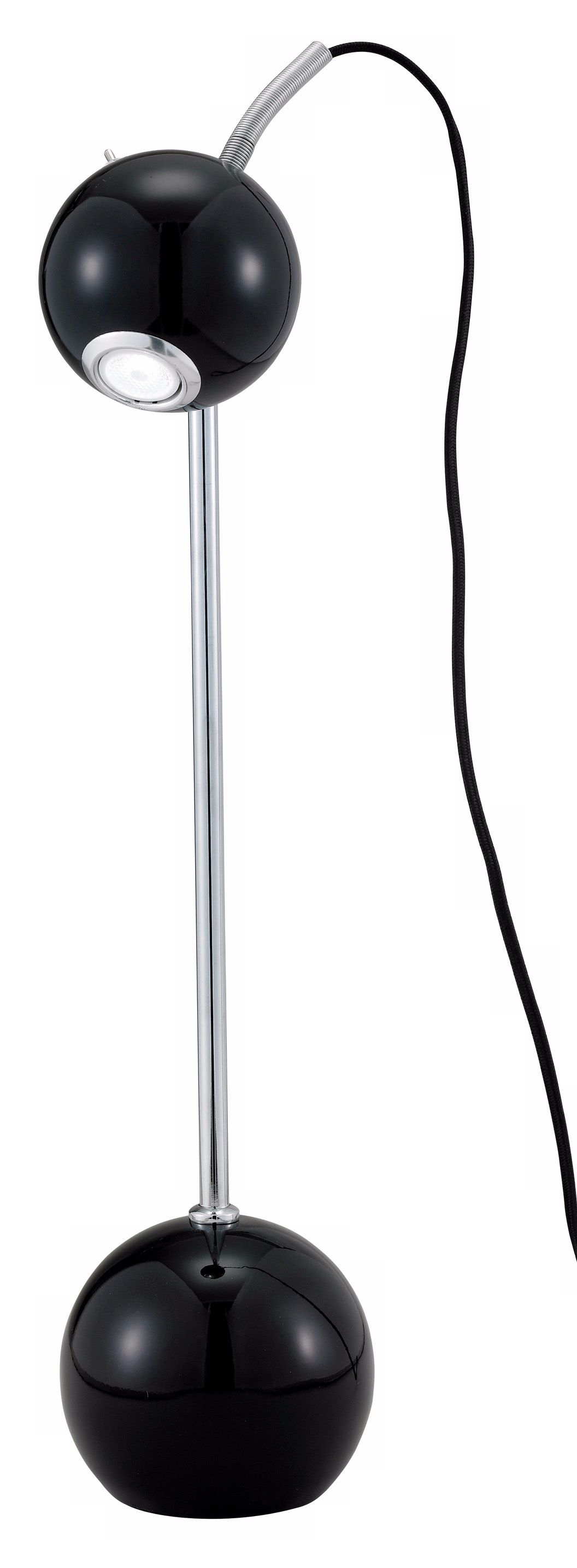 Blink Glossy Black Adjustable LED Desk Lamp