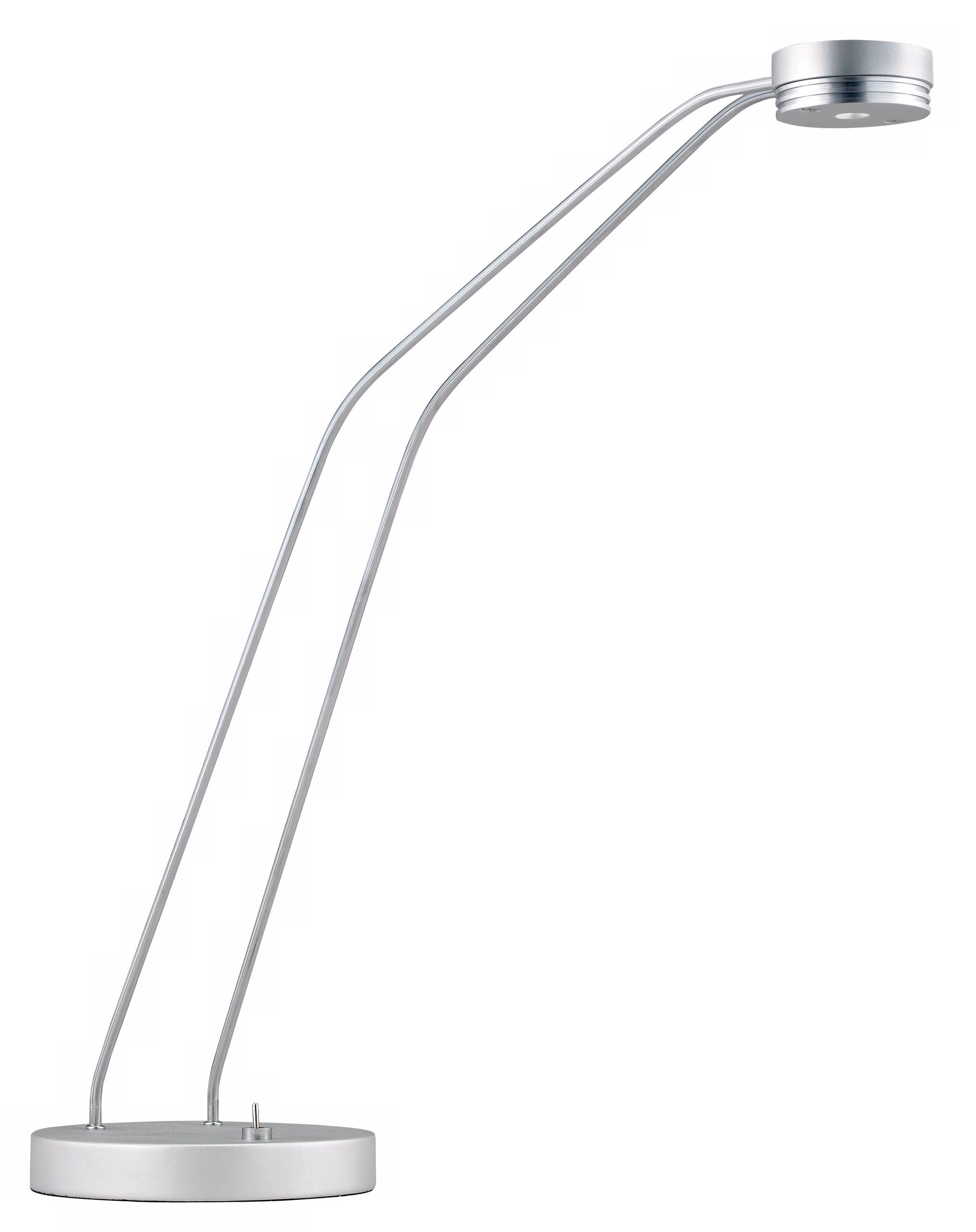 Archie Satin Steel LED Desk Lamp