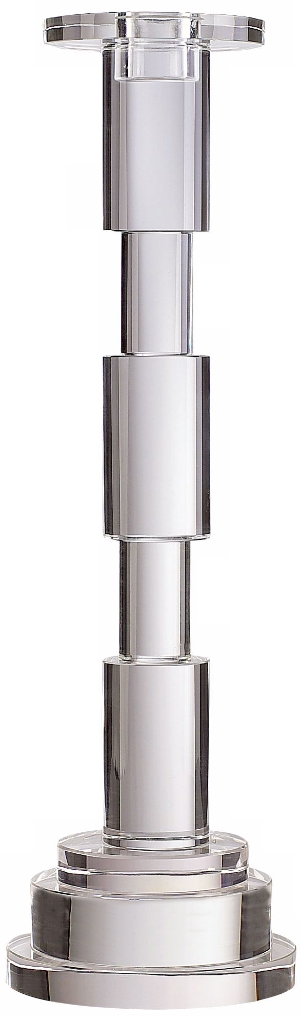 Crystal Rod 18" High Candle Holder