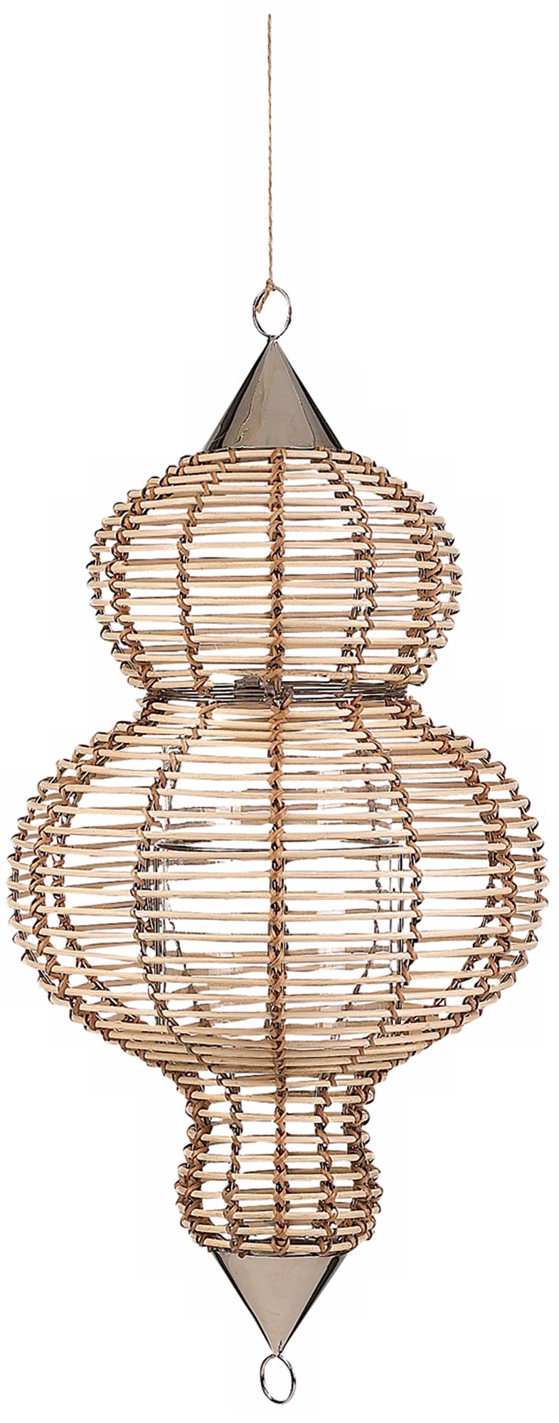 Cane Finial Lantern Candle Holder