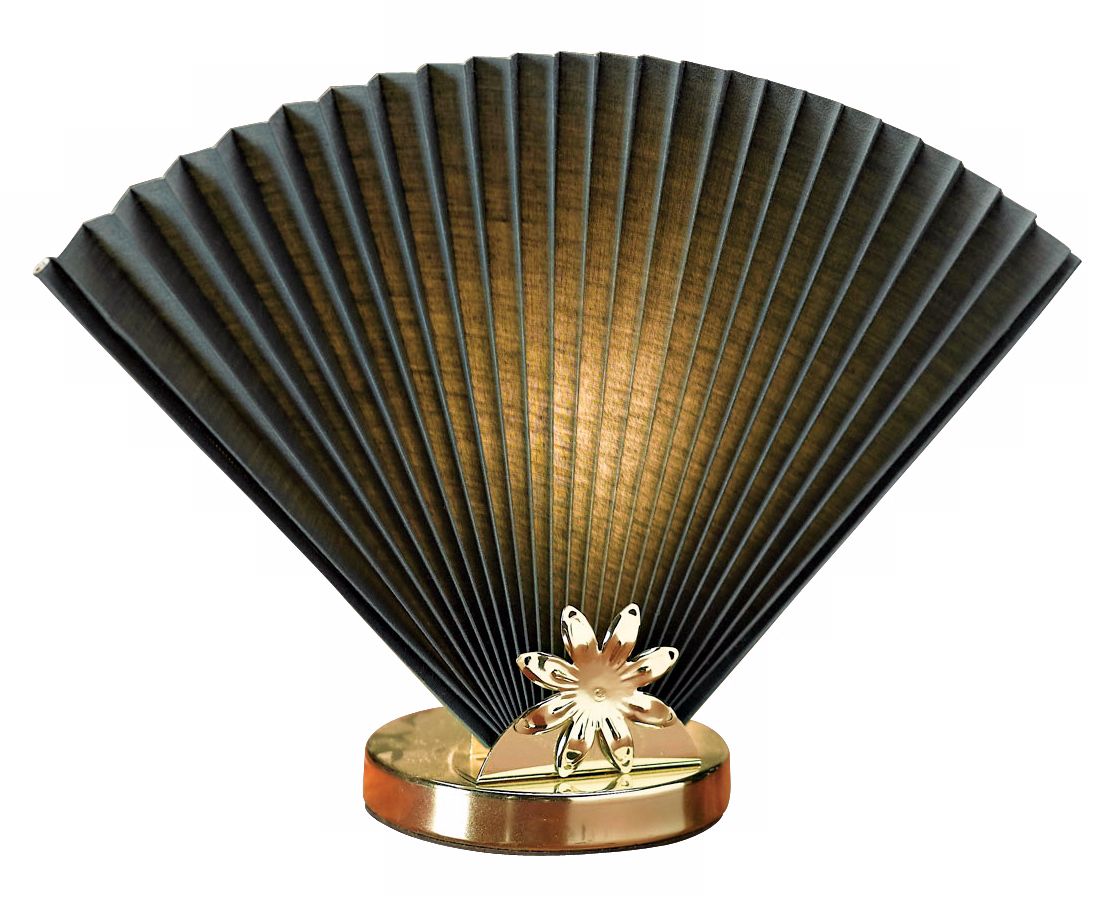 Hunter Green Fan Accent Lamp