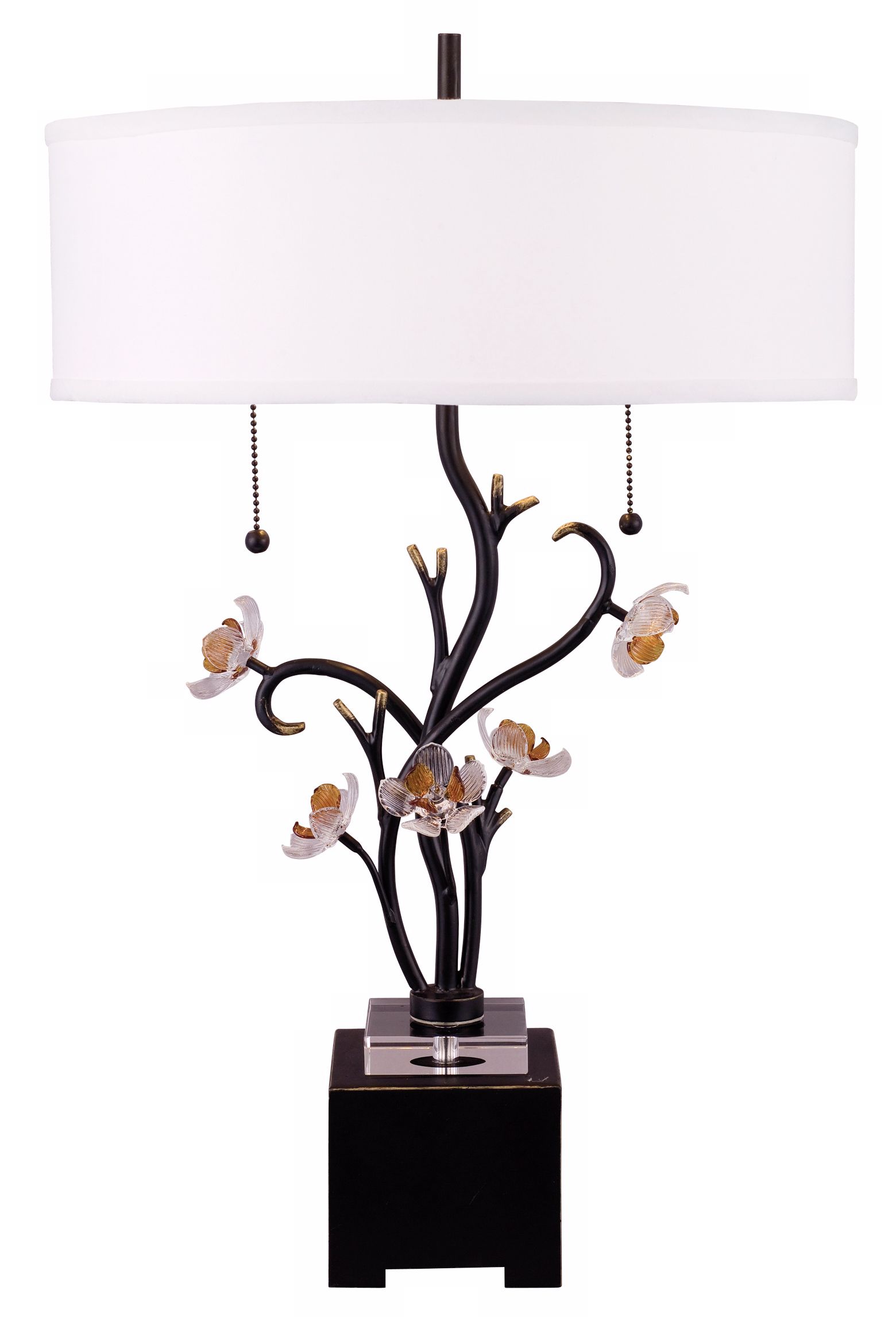 Dale Tiffany Sara Bay Lead Crystal Table Lamp