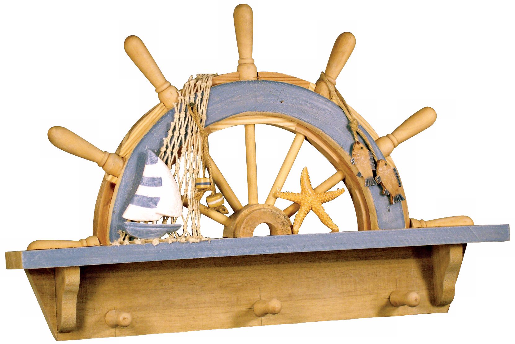 Ships Wheel Wall Pegs (M1827)