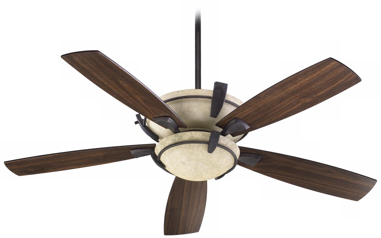 52" Quorum Mendocino Toasted Sienna Ceiling Fan