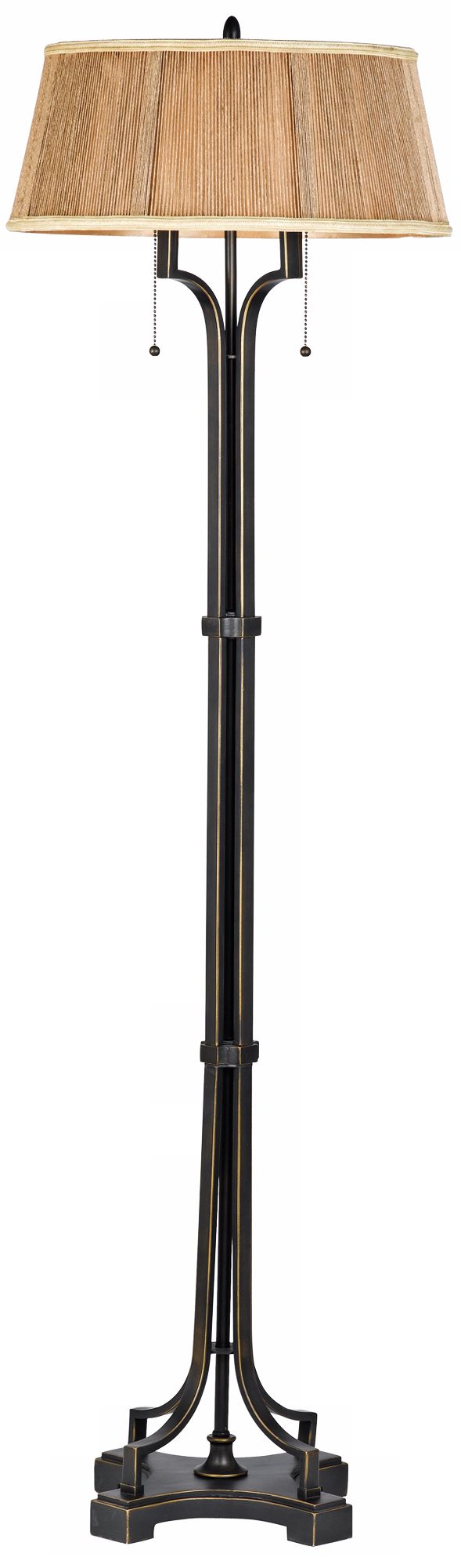 Marseille Ecru String Shade Floor Lamp