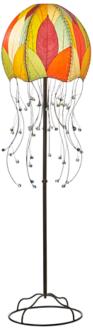 Eangee Jellyfish Multicolor Cocoa Leaves 64 High Floor Lamp M2121