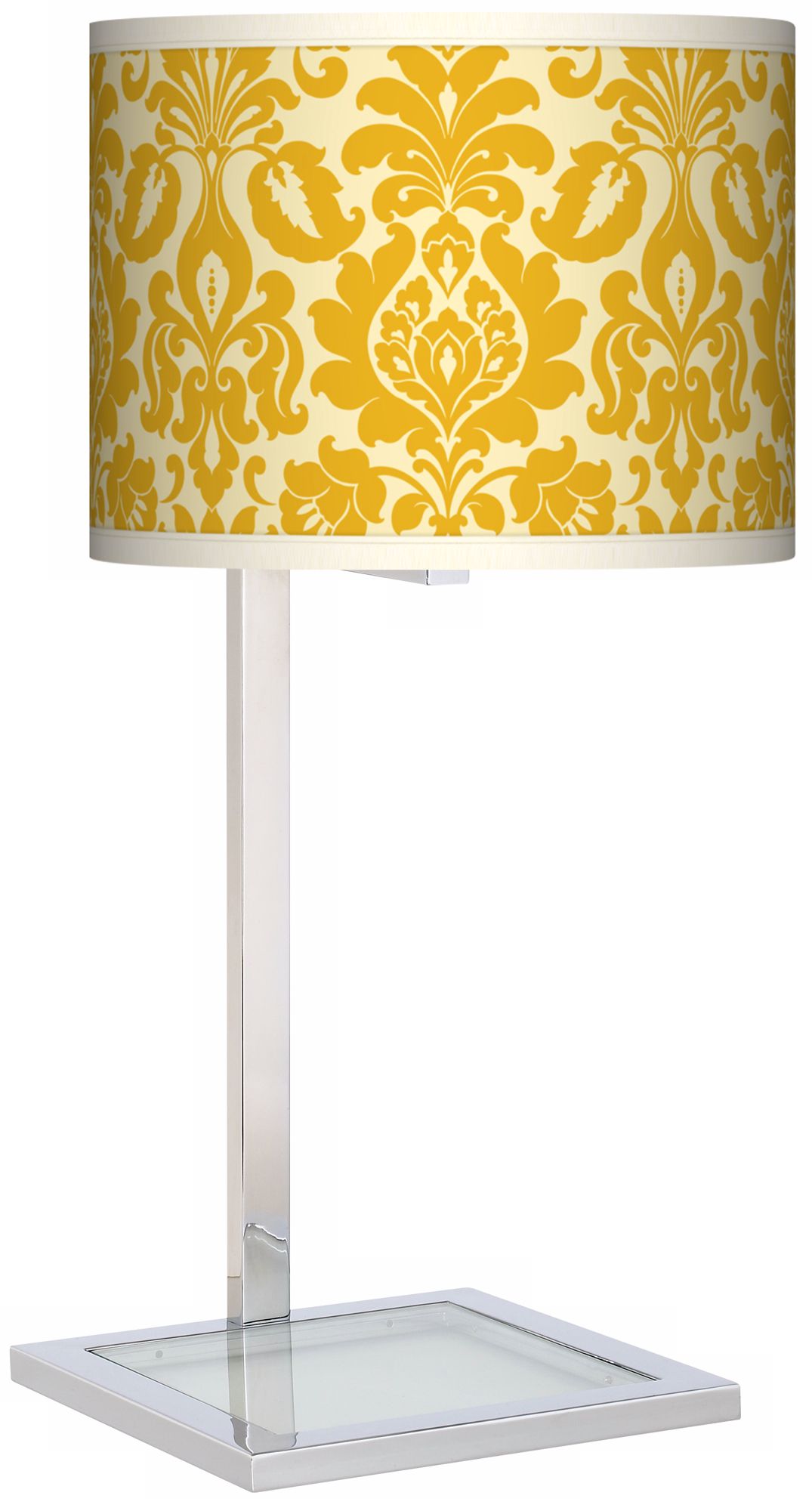 Stacy Garcia Lemongrass Florence Glass Inset Giclee Table Lamp