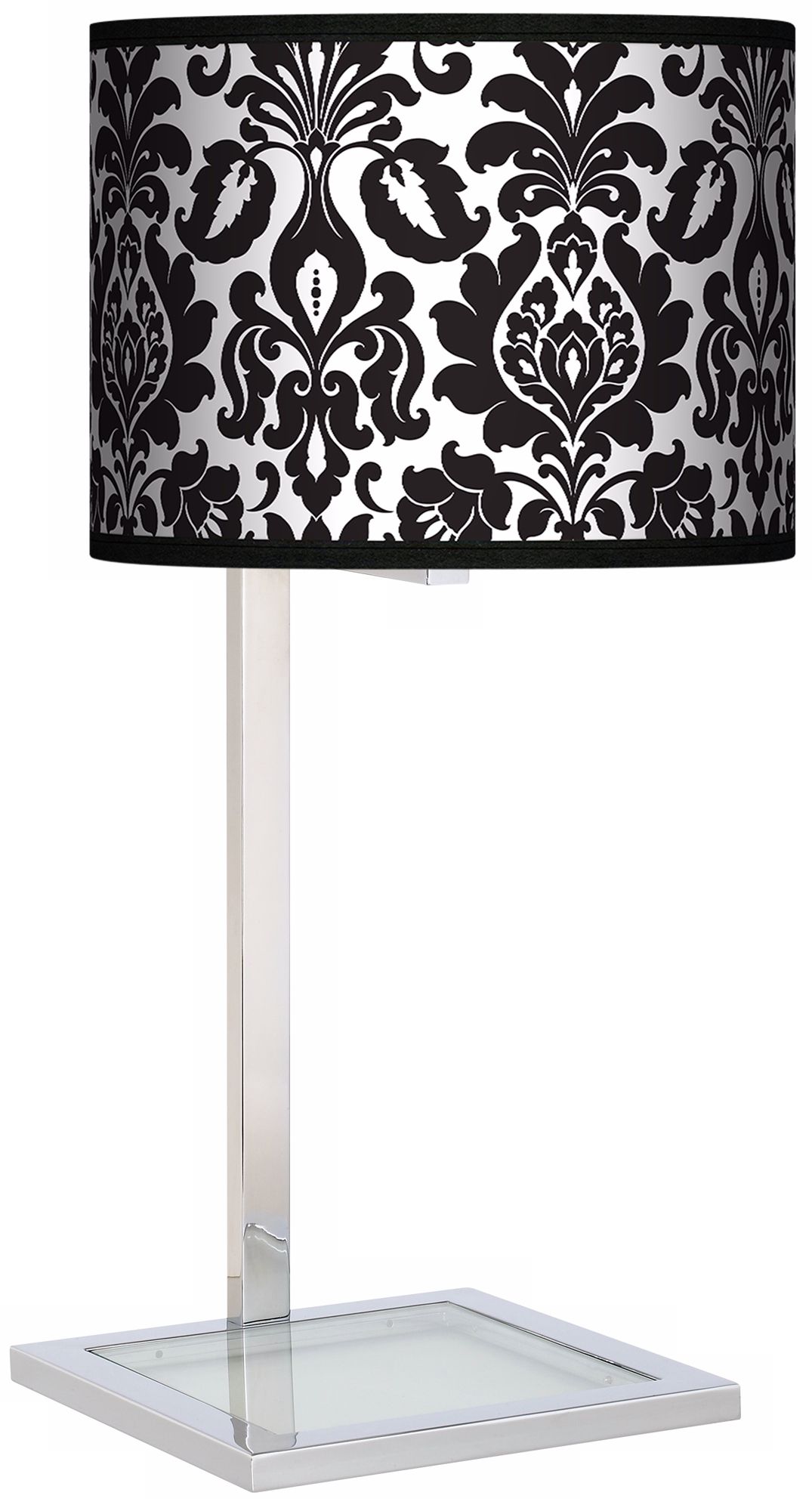 Stacy Garcia Metropolitan Glass Inset Giclee Table Lamp